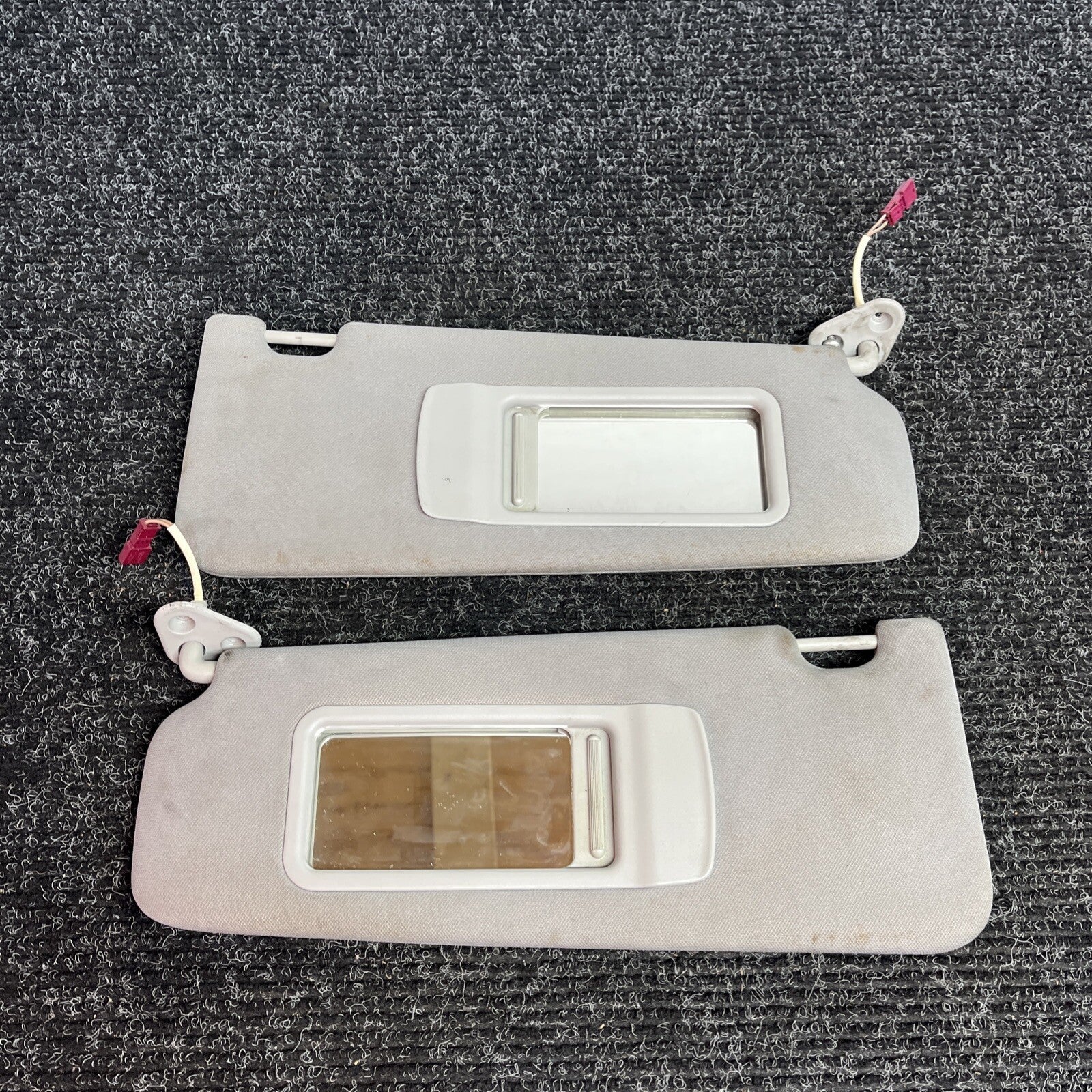 ☑️ BMW E92 328i 335i Coupe Sun Visor Set Left Right Pair Grey OEM LH RH