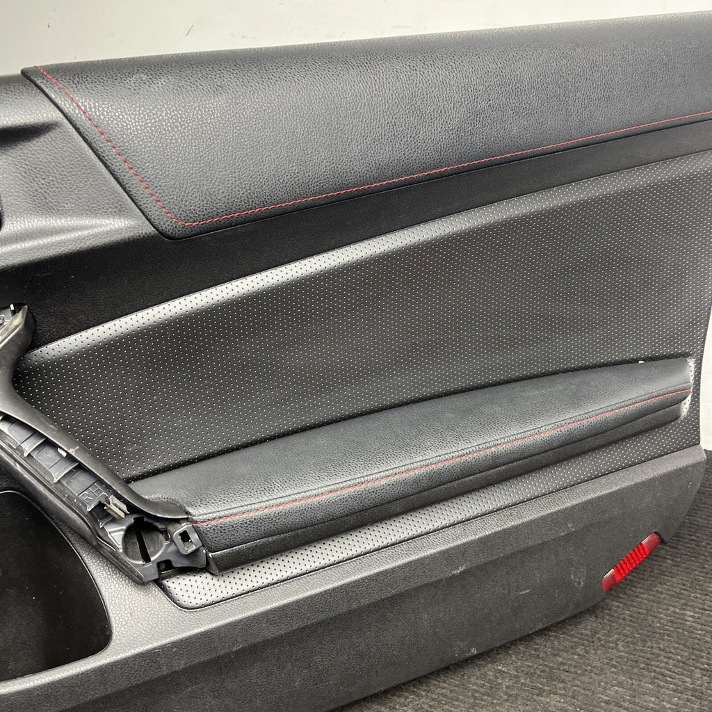 ☑️ 2013-2016 RH SCION FRS BRZ 86 OEM RED STITCHED DOOR PANELS SPEAKER ARM REST