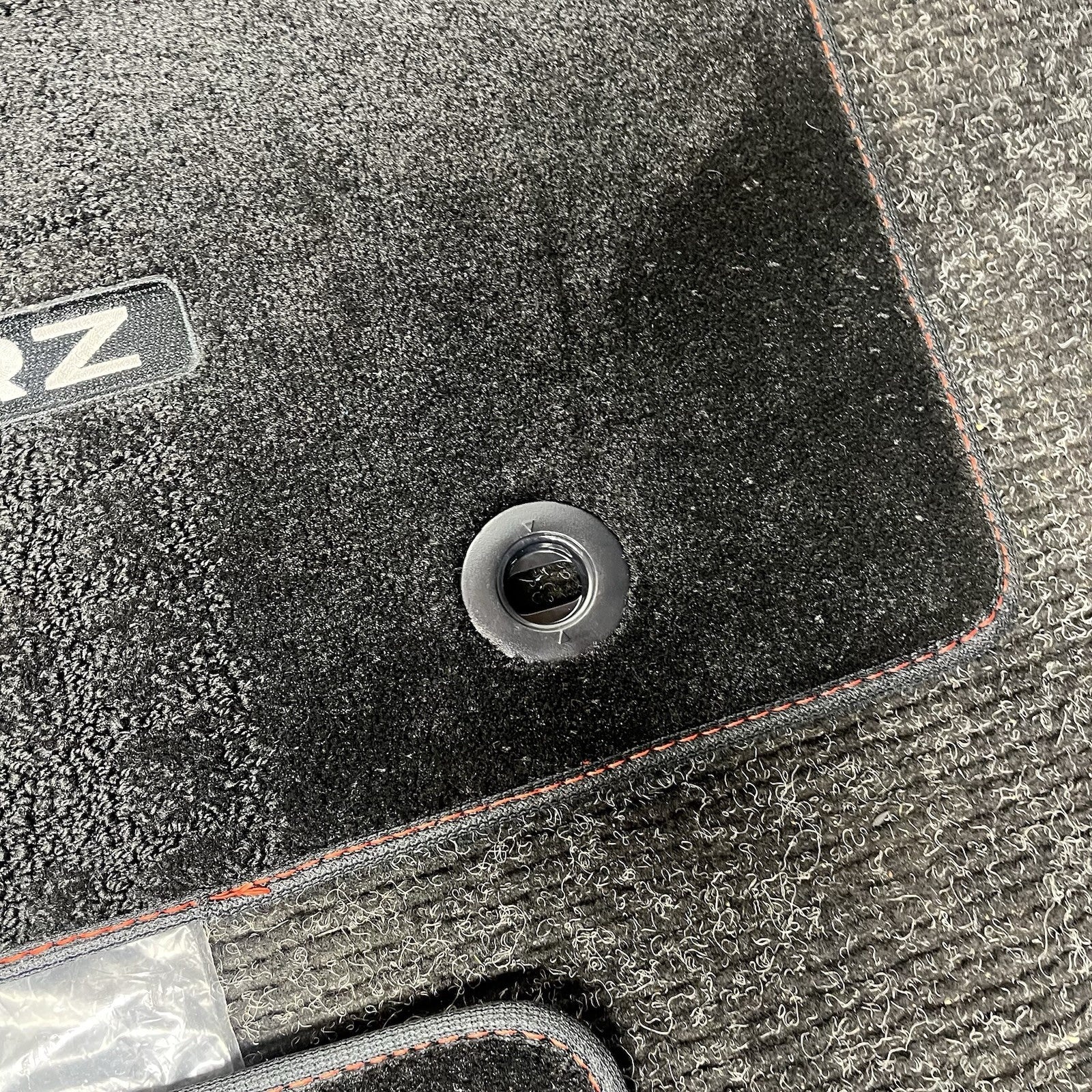 ☑️ 2022-2025 Subaru BRZ OEM Black Carpeted Floor Mats Red Stitching Brand New