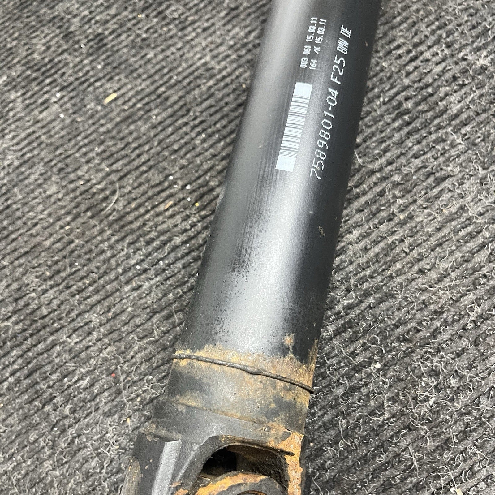 ☑️ 11-18 OEM BMW F25 F26 X3 X4 28iX 35iX Rear Axle Propeller Drive Shaft