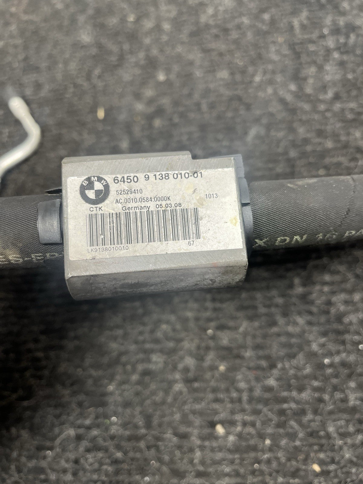☑️ 07-11 BMW E90 E91 335i A/C Evaporator Compressor Suction Line 6929811 OEM