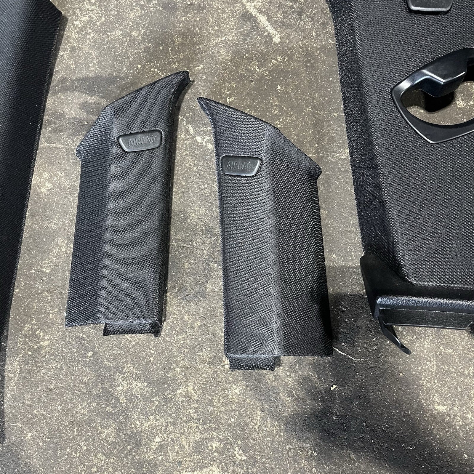 ☑️ 15-20 OEM BMW F36 Gran Coupe Black Headliner Pillars Visors SET Anthracite