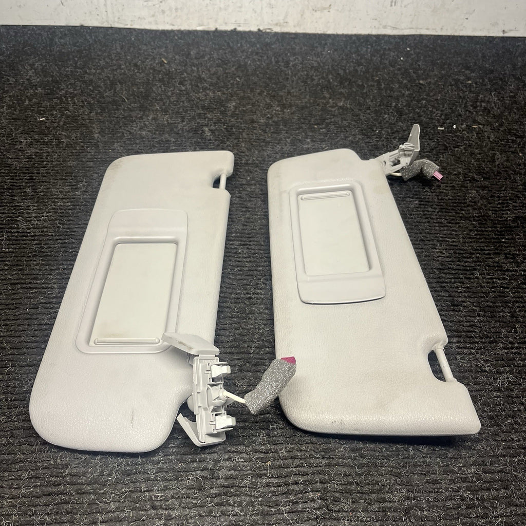 ☑️ 11-17 OEM BMW F25 X3 Left Right Driver Passenger Sun Visor Pair Beige SET
