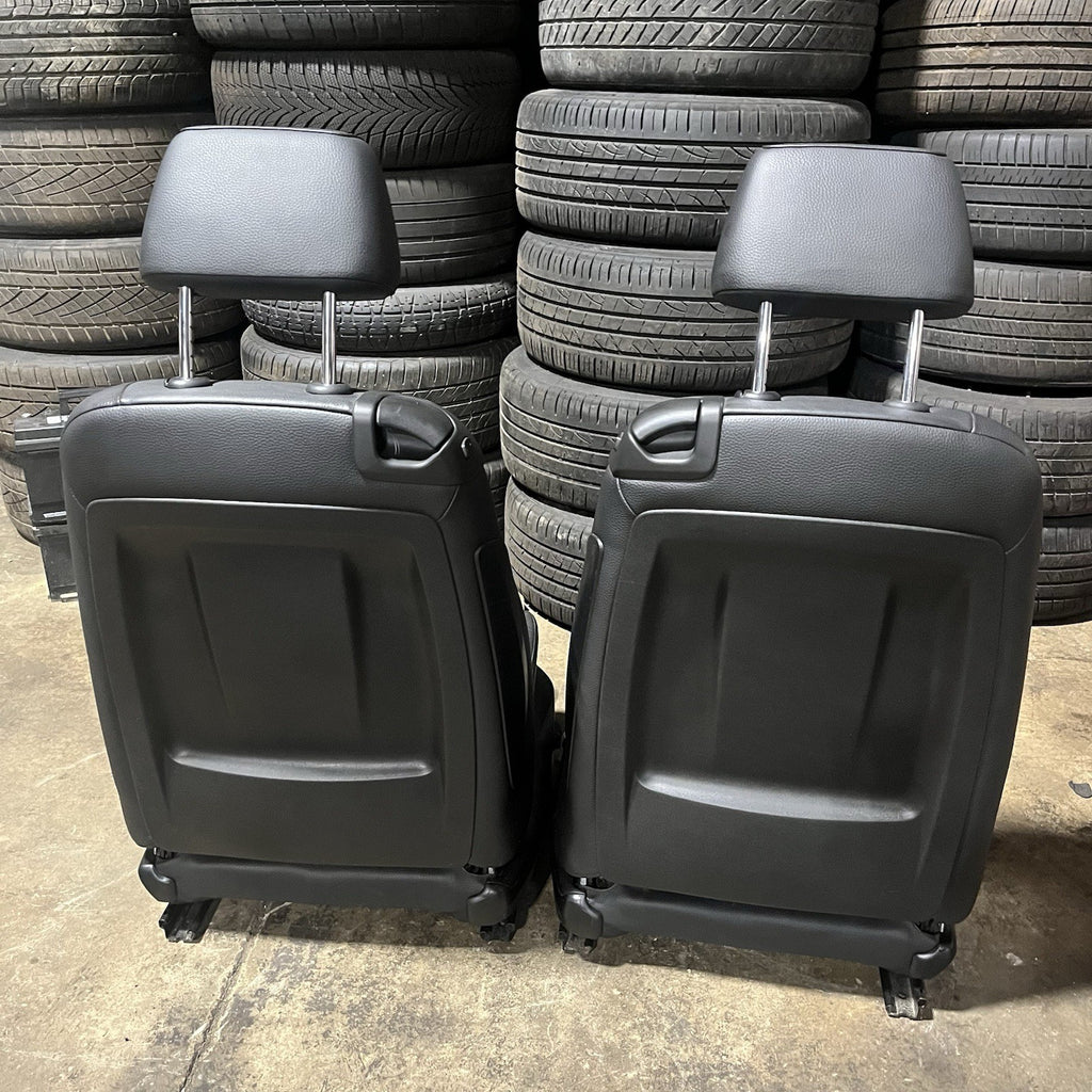 ☑️ 08-13 OEM BMW E82 128 135 Coupe Front Power Sport Seats Boston Leather Black