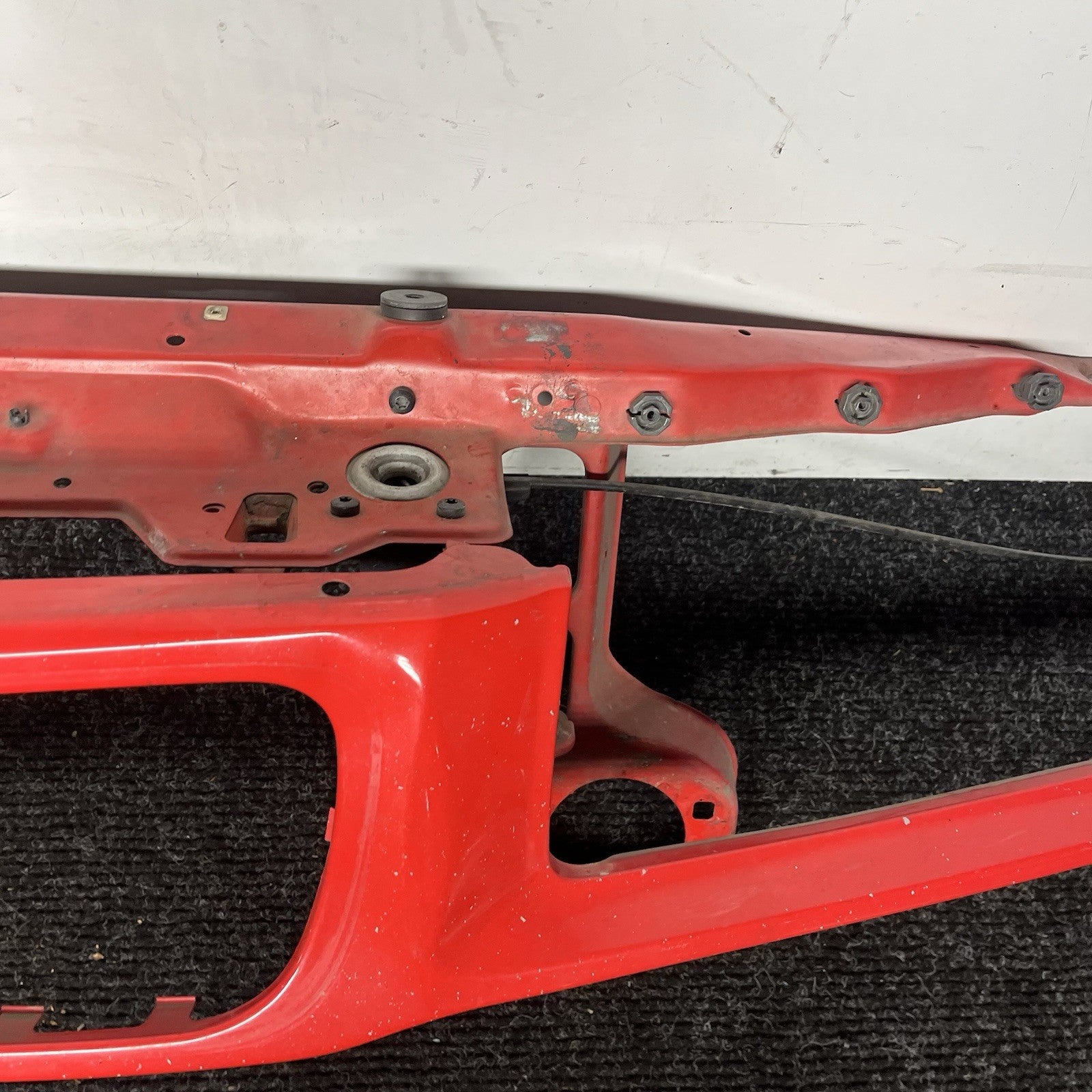 ☑️ 91-99 BMW E36 3 Series M3 Front Clip Radiator Core Support Panel Hellrot OEM