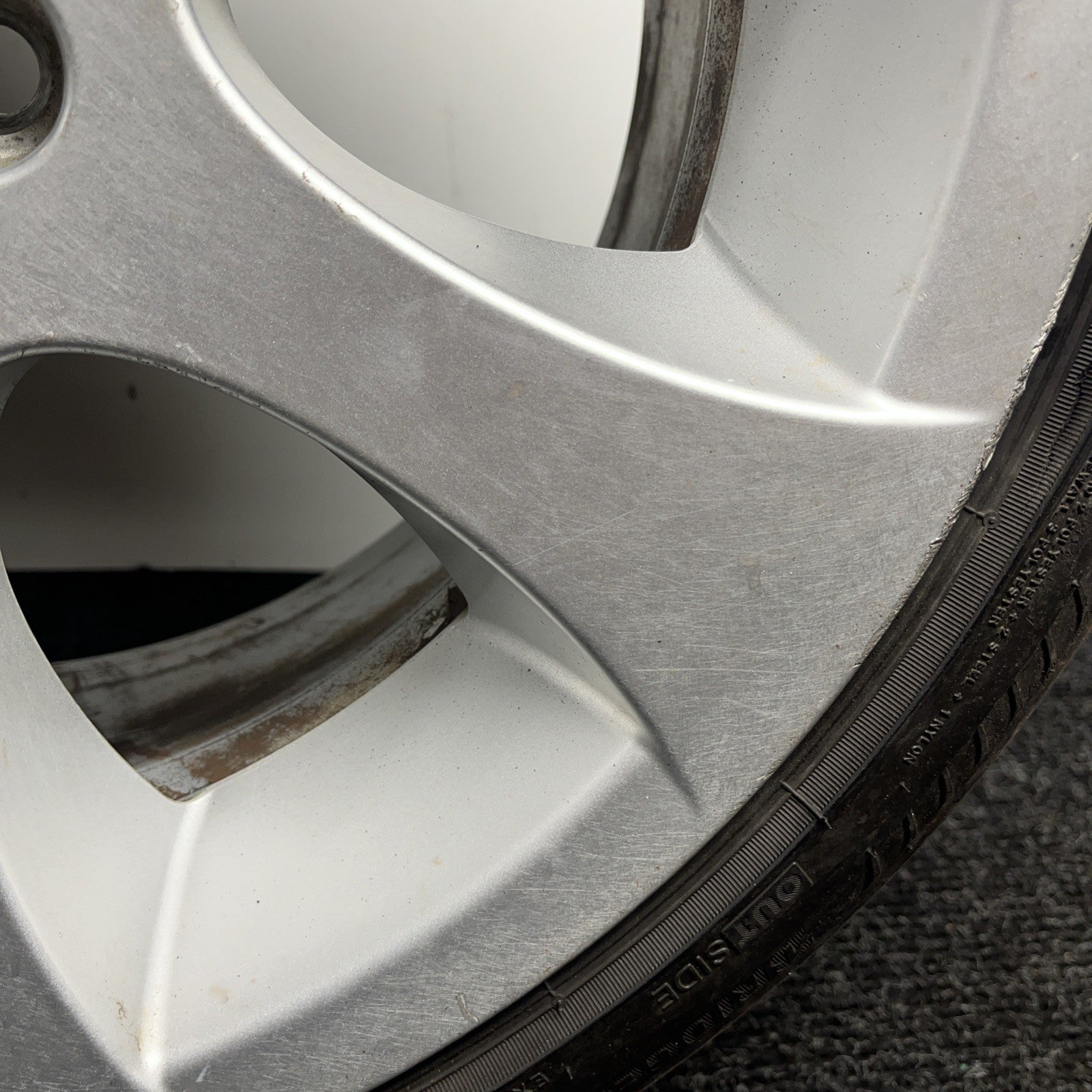 ☑️ 2006-13 BMW 335i E90 E92 18x8 STYLE 162 FRONT WHEEL RIM SILVER OEM 225/40/R18