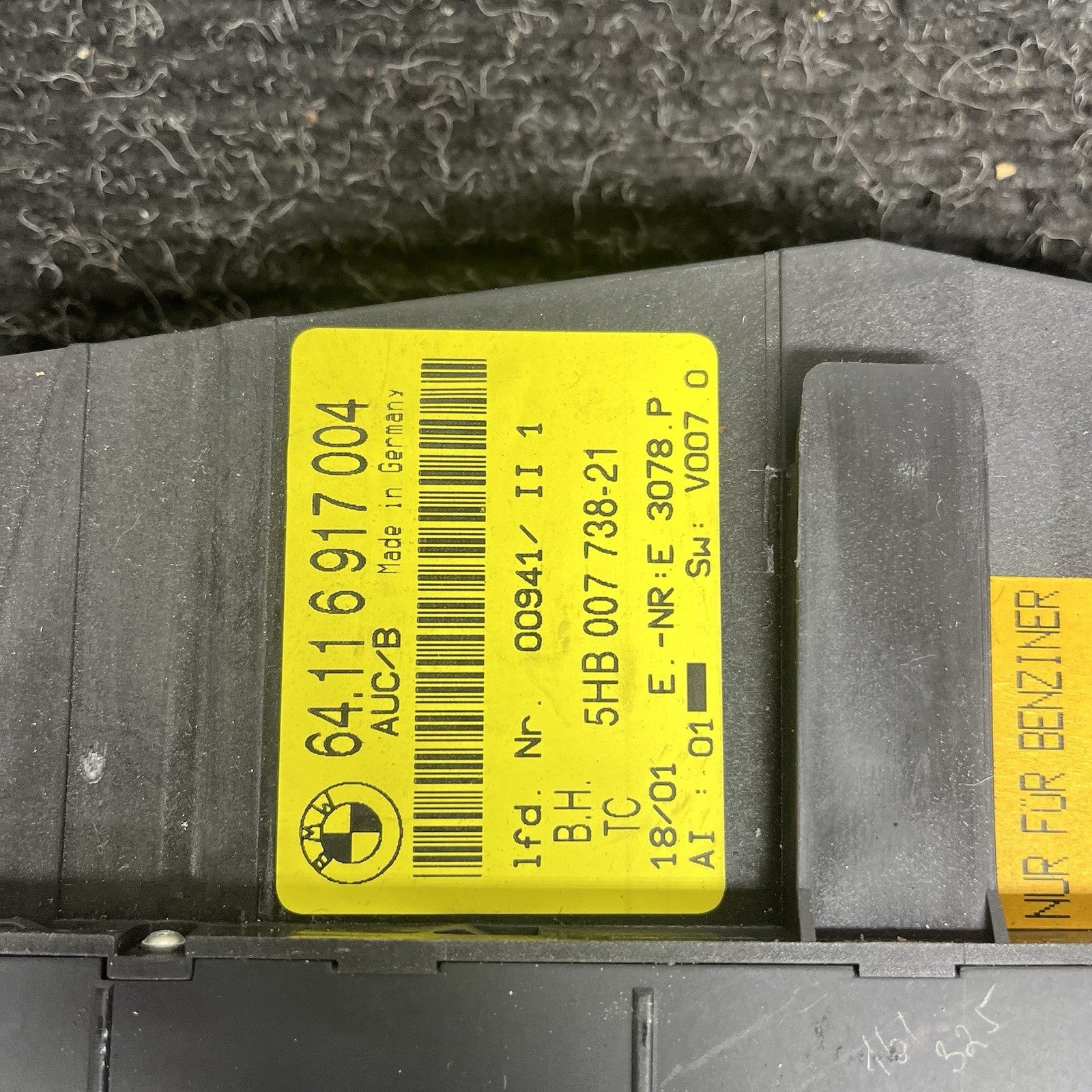 ☑️ 01-06 BMW E46 3-SERIES A/C HEATER CLIMATE CONTROL SWITCH PANEL 6917004 OEM