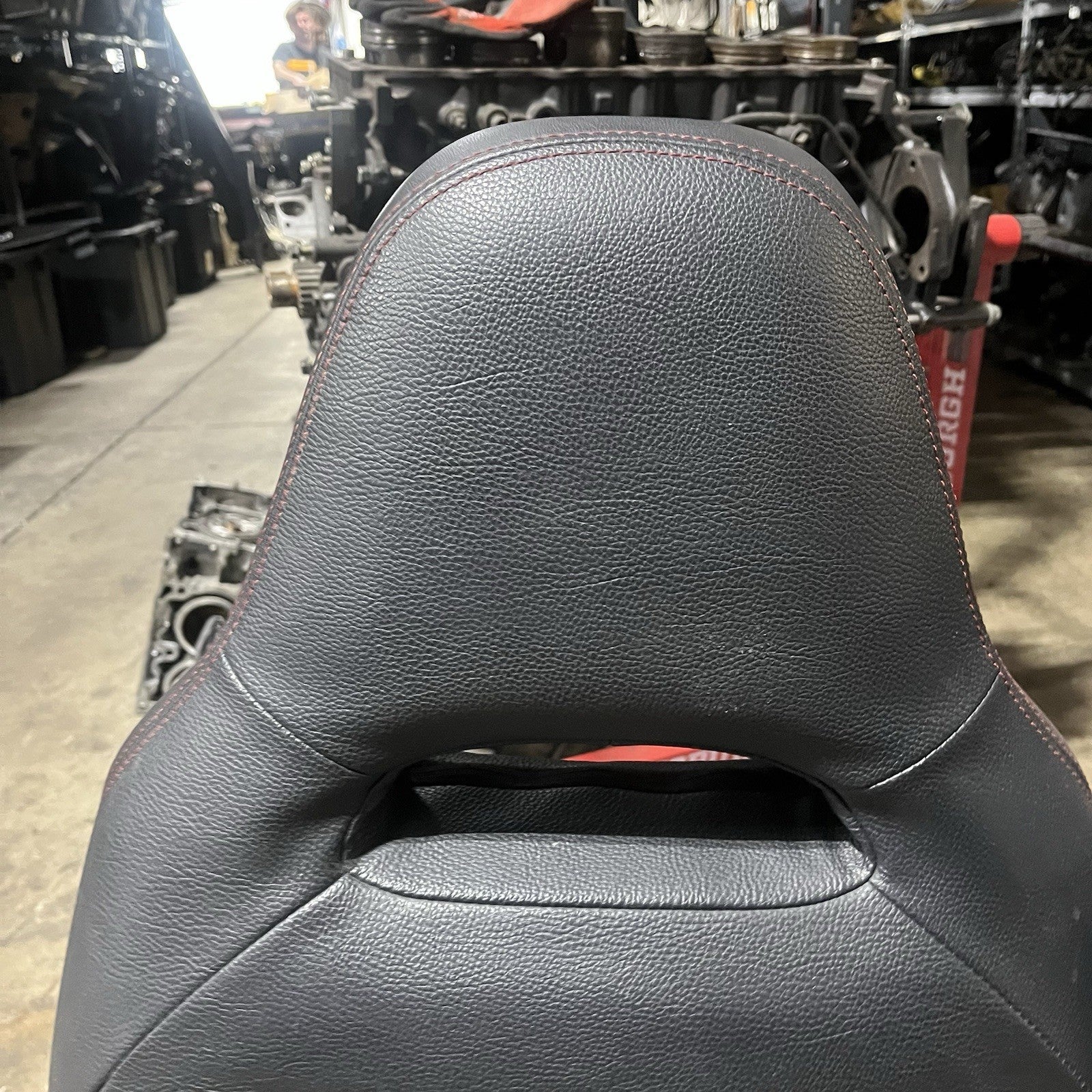 ☑️ 2008-14 SUBARU WRX STI LIMITED OEM FRONT LEATHER SEAT PAIR LEFT RIGHT FACTORY