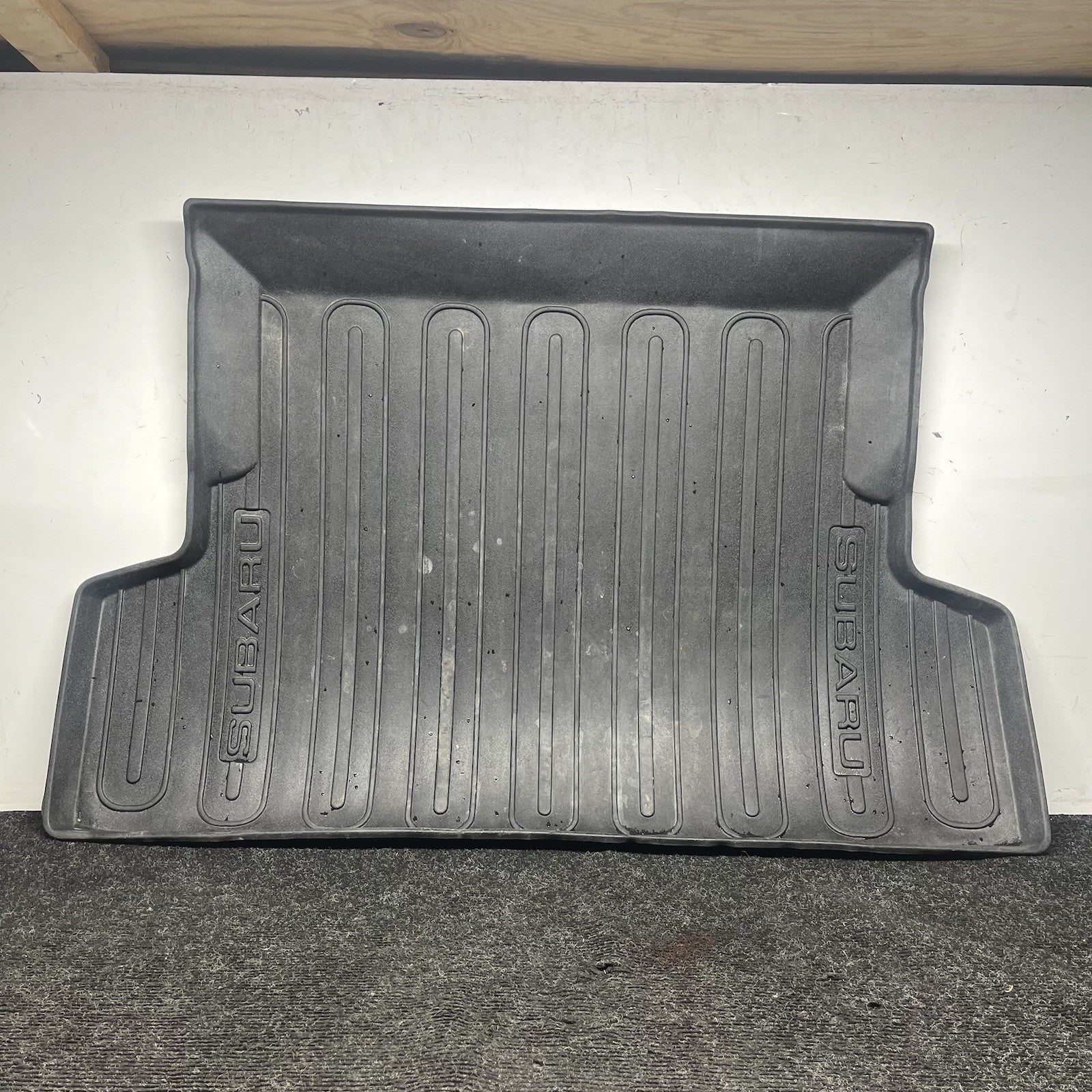 ☑️ 15-21 WRX Black All Weather Rubber Trunk Hatch Floor Mat Liner OEM Factory