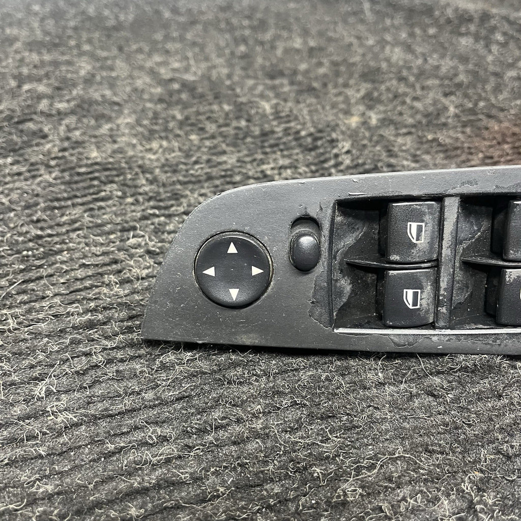☑️ 07-11 OEM BMW E90 E91 328 335 Front Left Driver Side Main Window Switch Black
