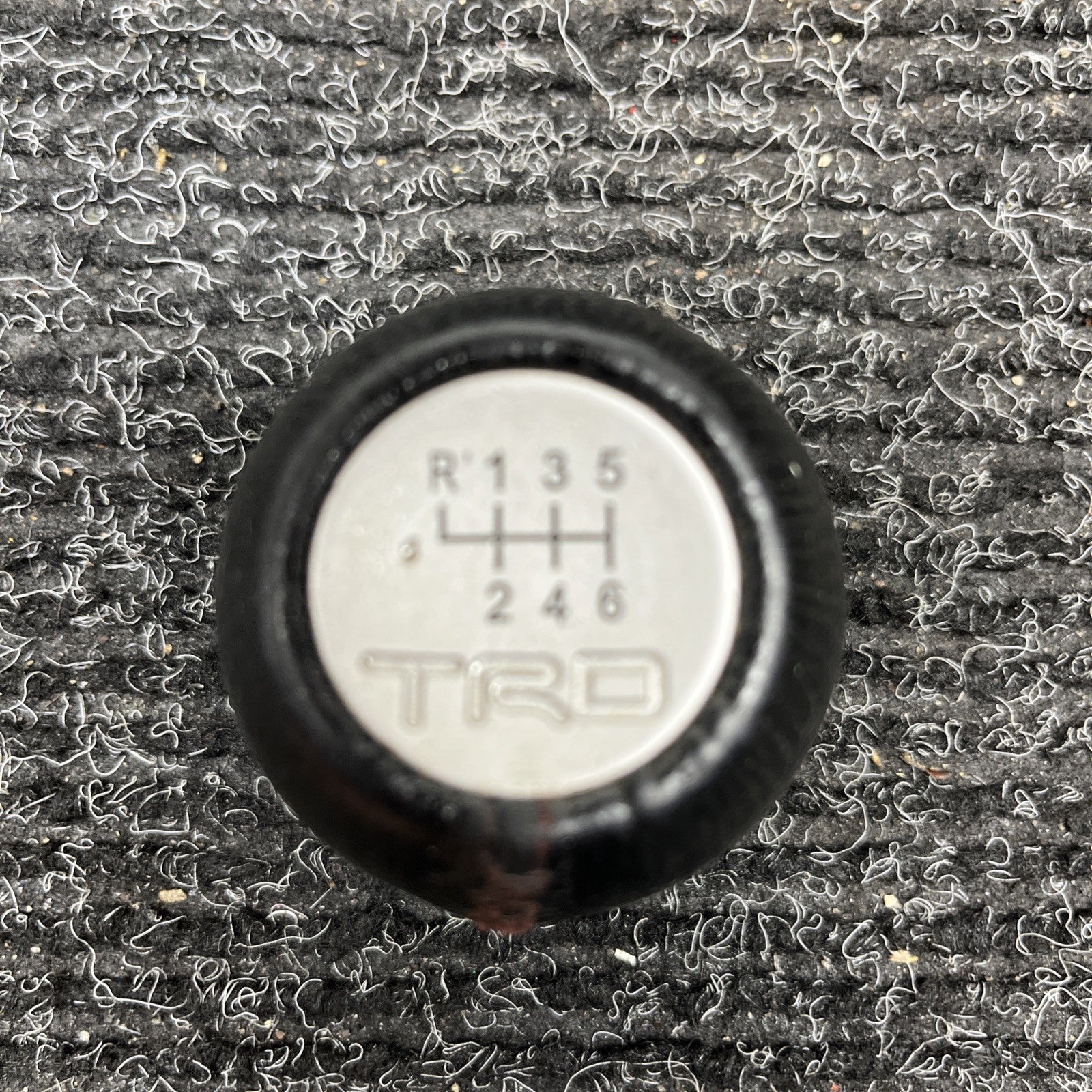 ☑️ TRD Leather Shift Knob Toyota 86 ZN6 Subaru BRZ ZC6 MT M12×1.25 JDM Used
