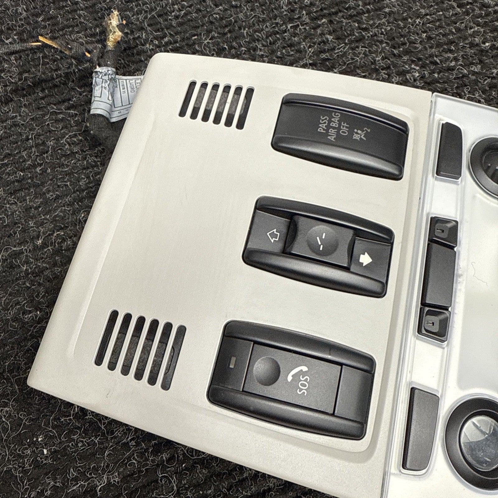 ☑️ 06-13 BMW E90 E92 328I 330I 335I Front Reading Dome Light Switch Panel OEM
