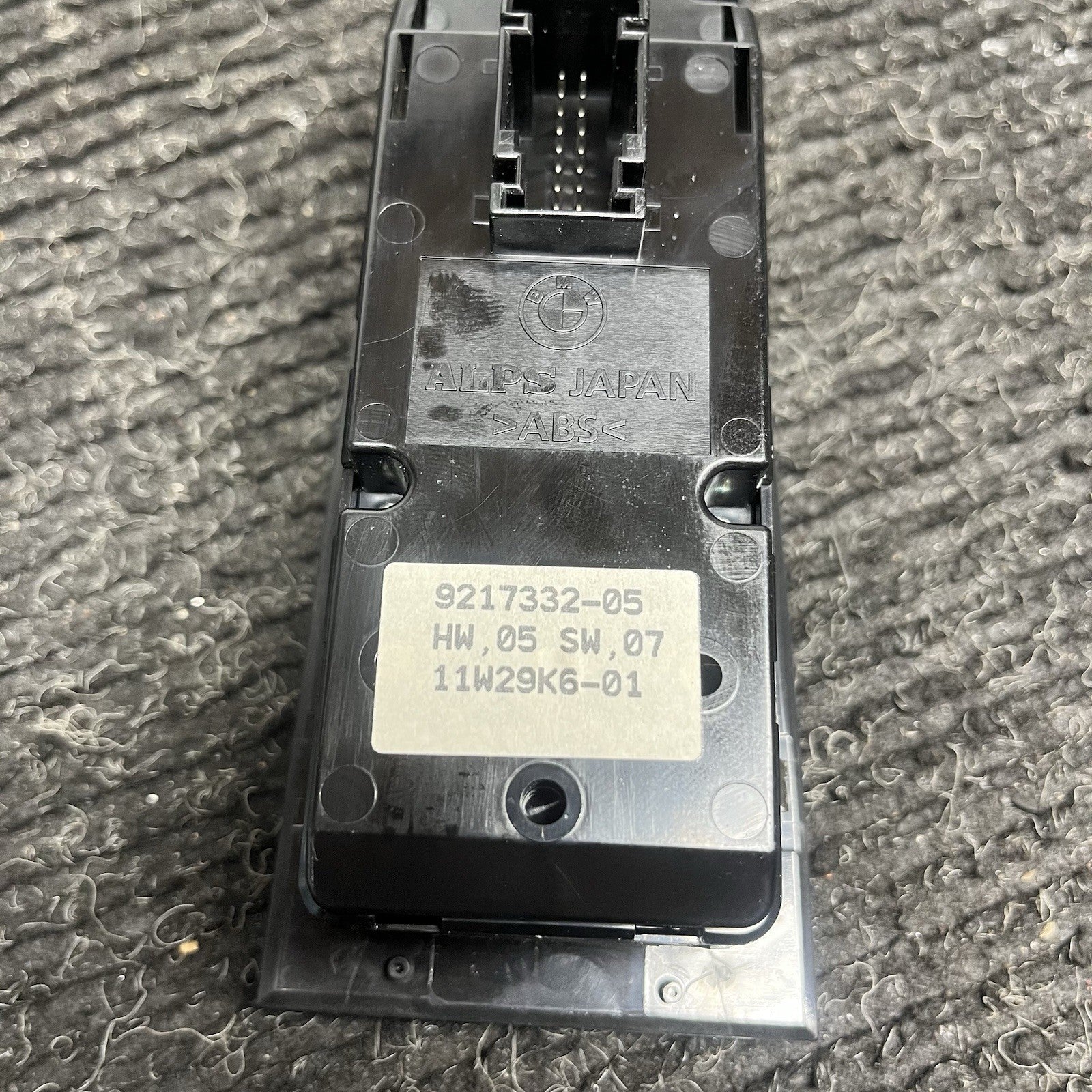 ☑️ 2007-2013 BMW E90 3 Series Driver Master Power Window Switch 9217332 Oem