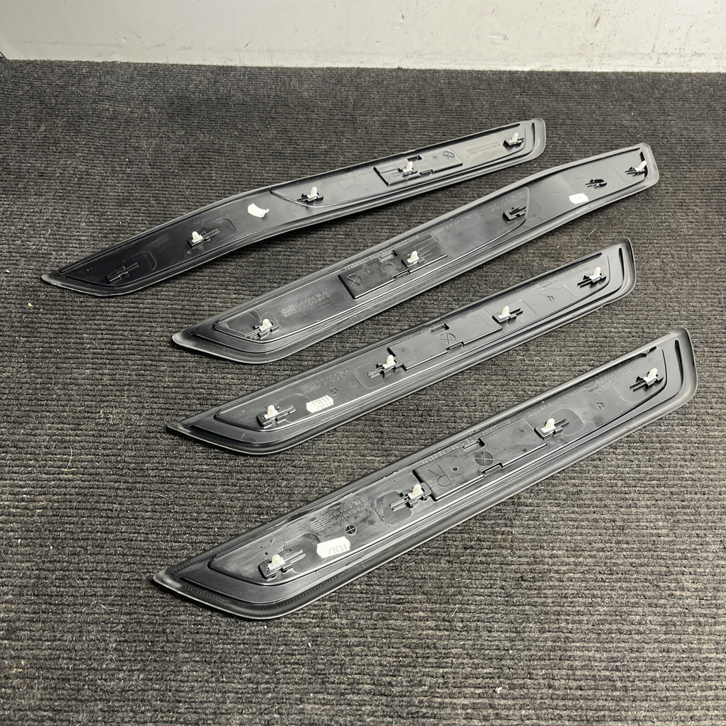 ☑️ 2010 BMW 750i SET OF 4 M SPORT DOOR SCUFF SILL PLATES TRIM COVER OEM