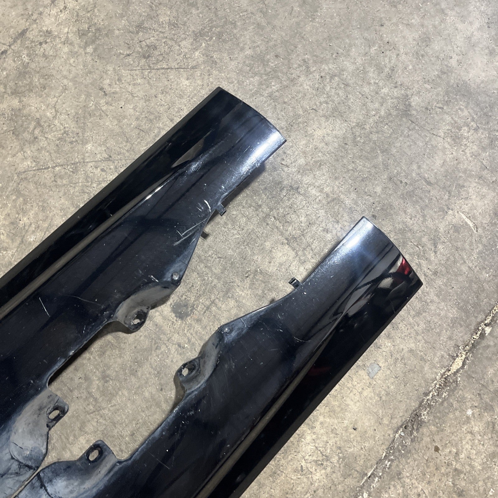 ☑️ 00-06 Bmw E46 3 Series 2dr PAIR LR MTech Rocker Skirt Panel Molding Oem