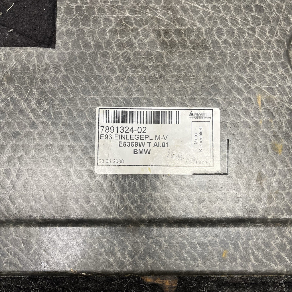☑️ BMW 3 SERIES E93 CONVERTIBLE CABRIOLET  BOOT FLOOR COVER PANEL 7891324
