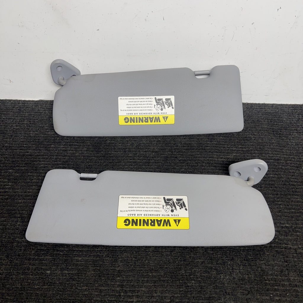 ☑️ BMW E82 128 135 Left Driver Upper Sun Shade Visor Blind Trim Set Cover Oem