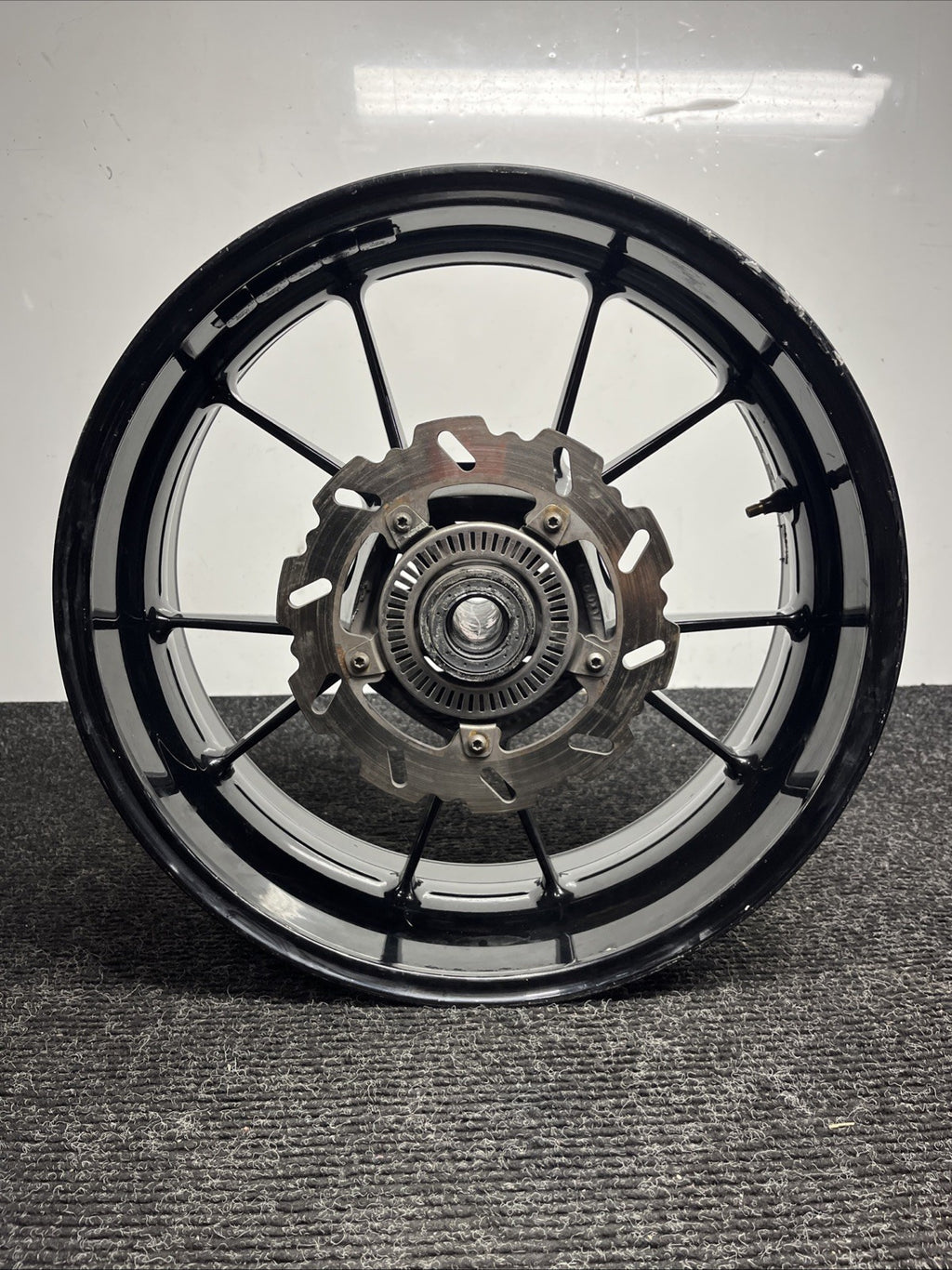 ☑️ OEM GENUINE 2009-2014 BMW S1000RR BLACK REAR WHEEL RIM (53711760)