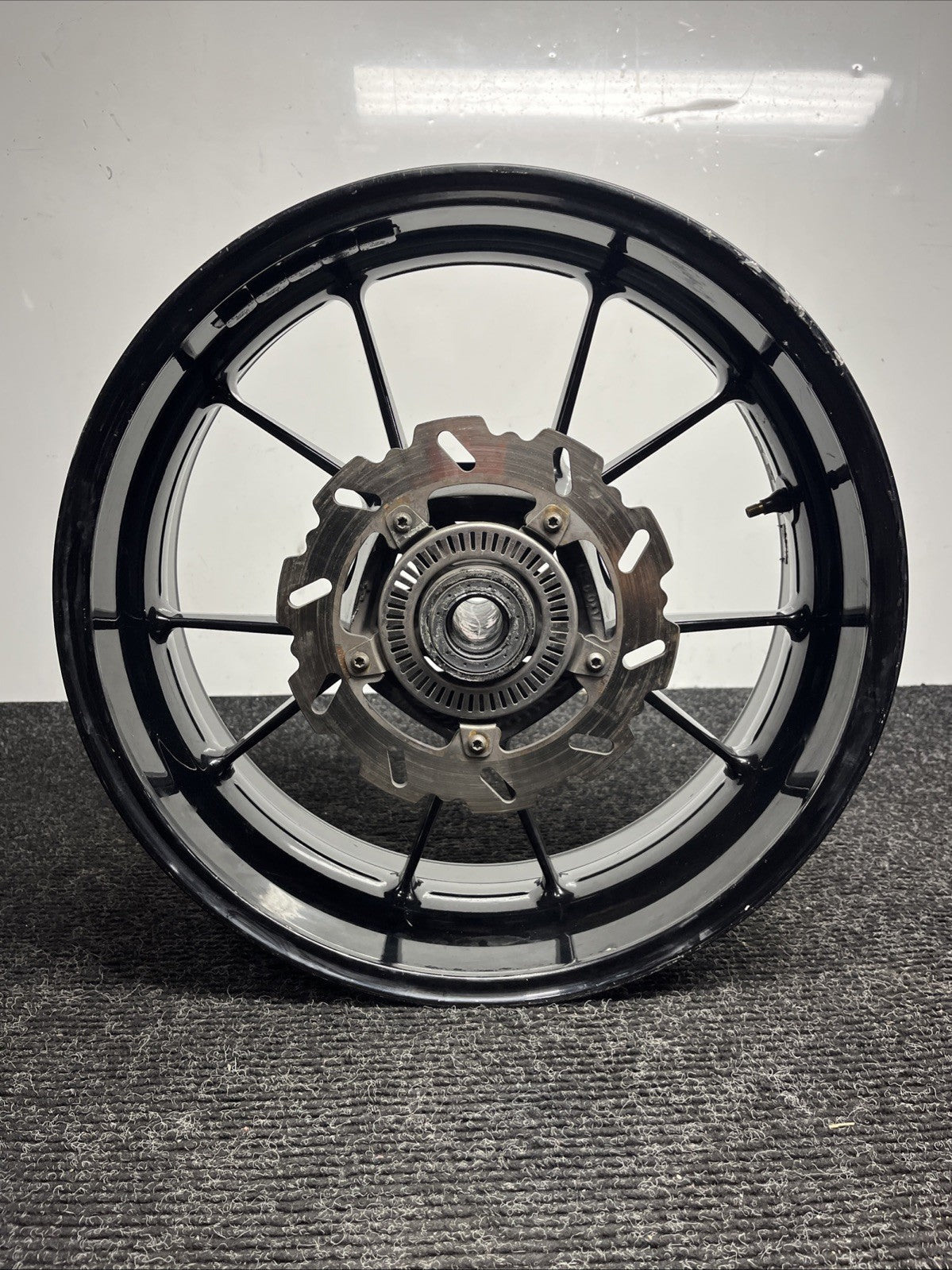 ☑️ OEM GENUINE 2009-2014 BMW S1000RR BLACK REAR WHEEL RIM (53711760)
