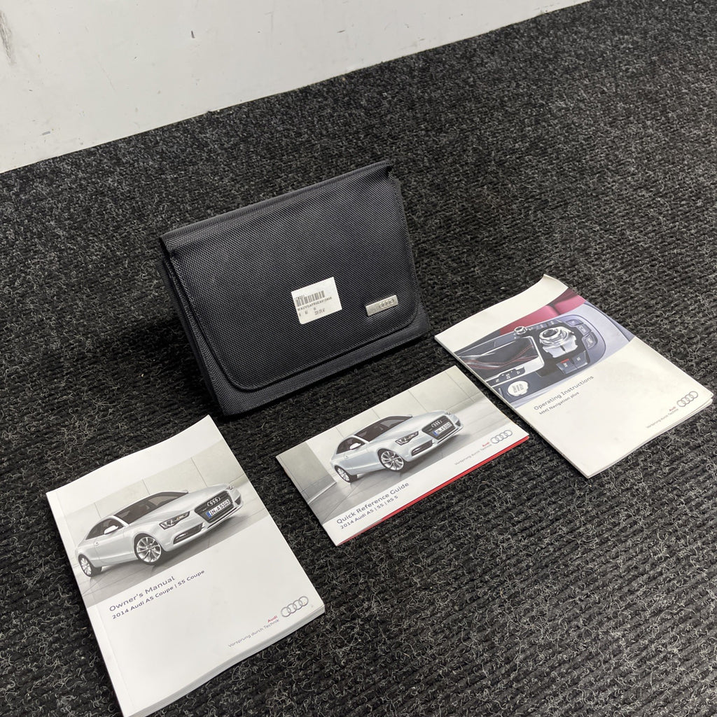 ☑️ AUDI S5 2014 AUDI OWNER'S GUIDE OWNERS MANUAL OPERATORS USER GUIDE OEM