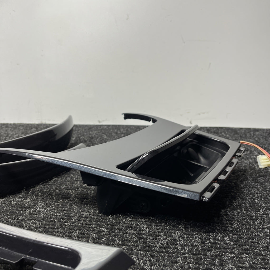 ☑️ 08-13 OEM BMW E82 E88 135 128 Gloss Black Dash Door Interior Trim SET