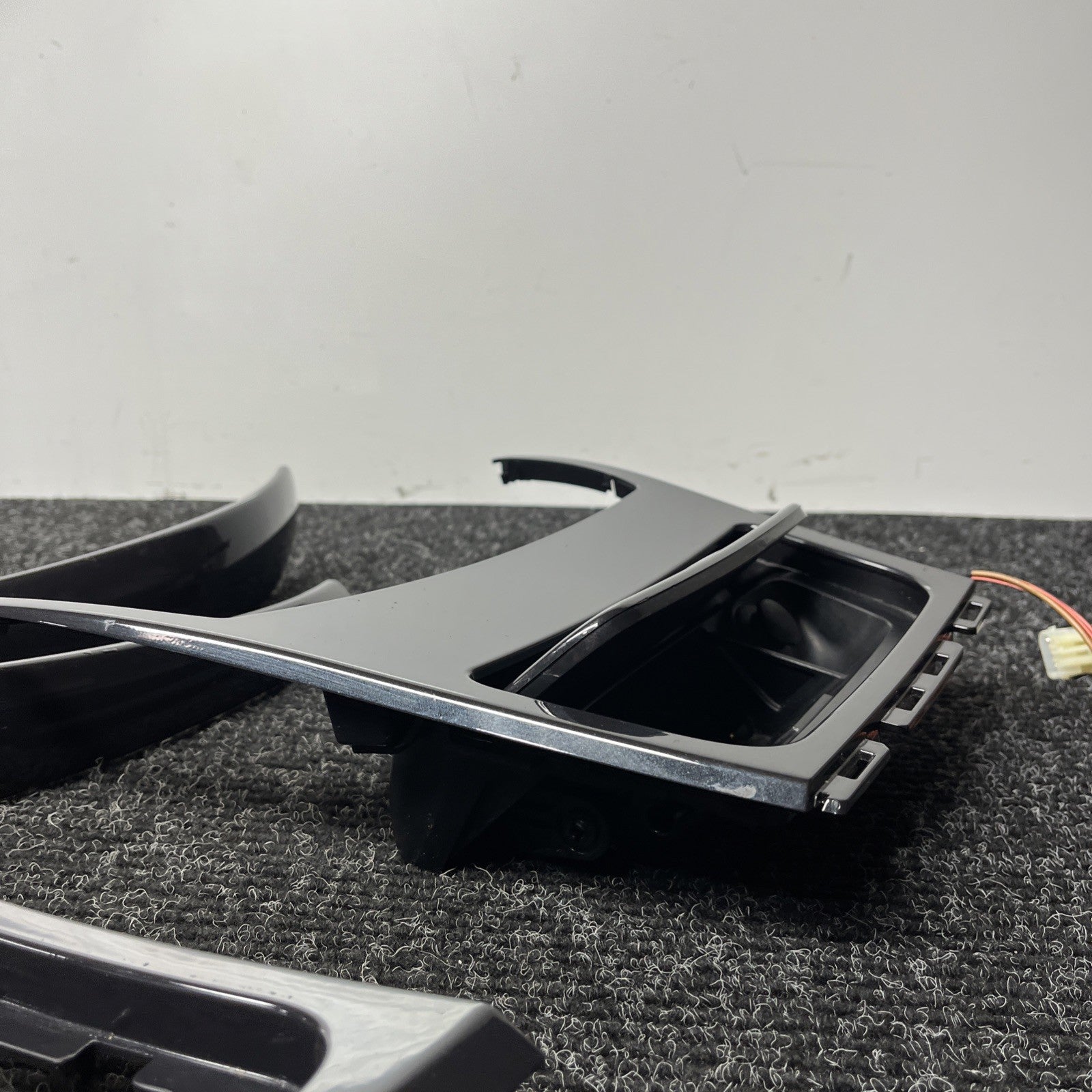☑️ 08-13 OEM BMW E82 E88 135 128 Gloss Black Dash Door Interior Trim SET