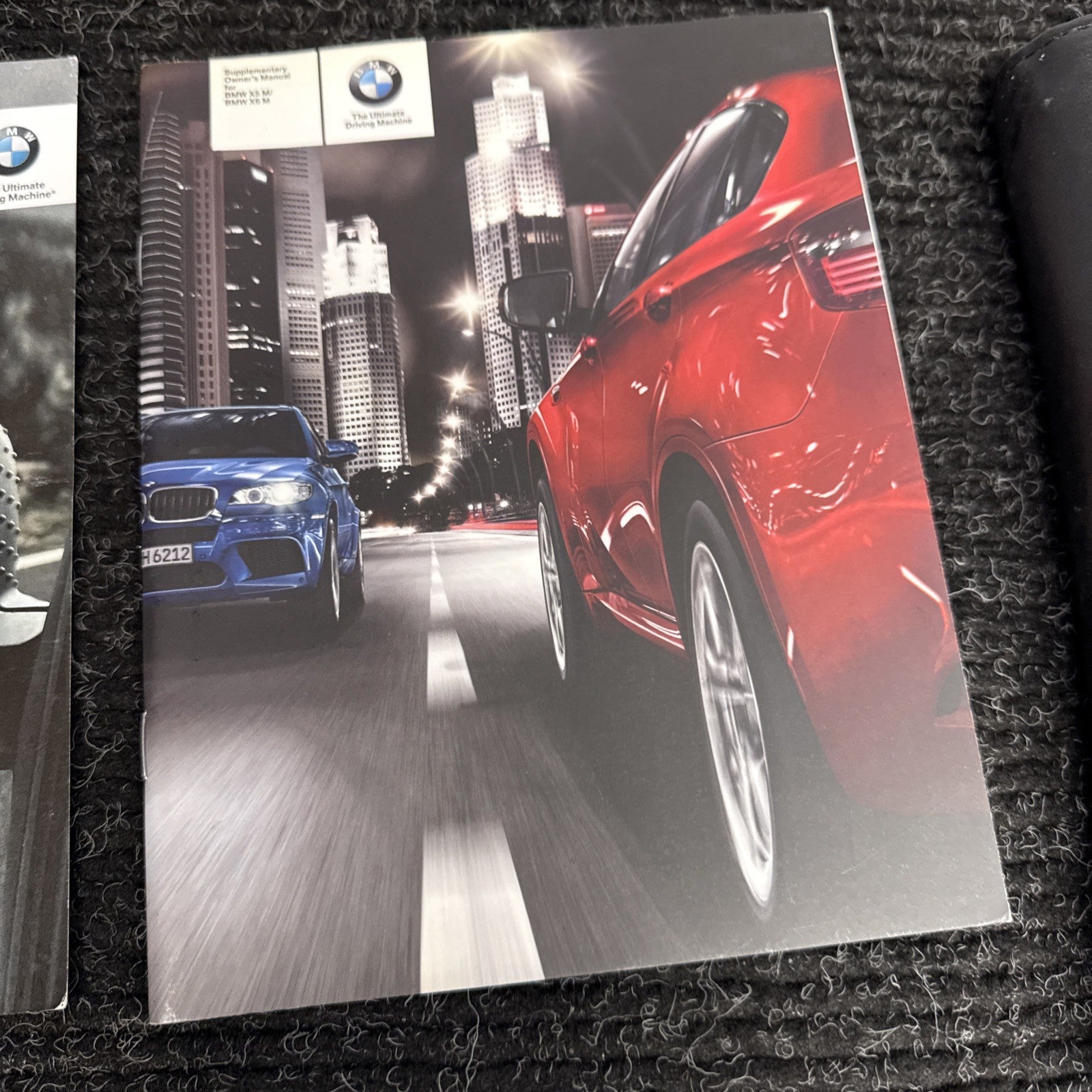 ☑️ 2010-2013 OEM BMW E70 E71 X5M X6M Owners Manual Book w/ Wallet SET