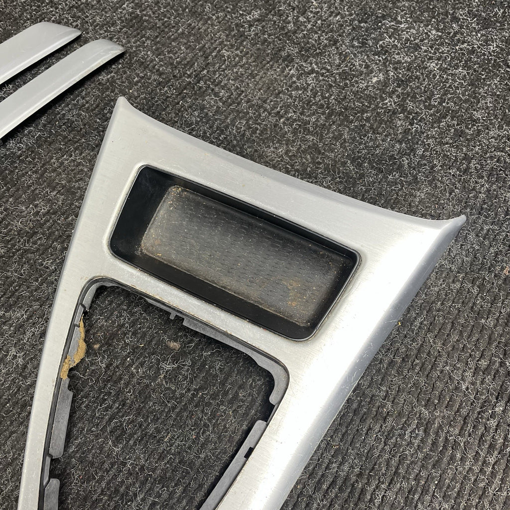 ☑️ BMW 2007-2013 E93 Aluminum Brushed Interior Trim Dash Door Panels Set OEM