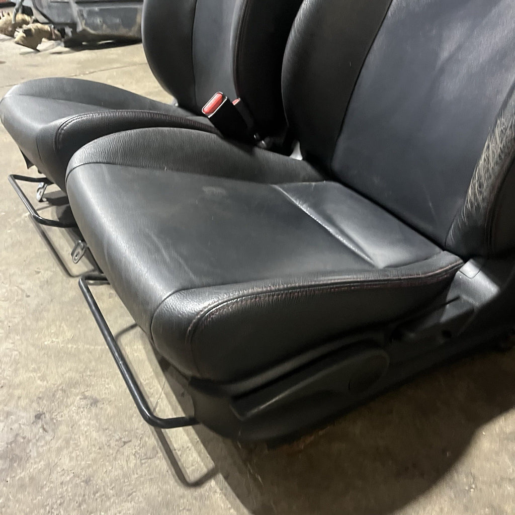☑️ 2008-14 SUBARU WRX STI LIMITED OEM FRONT LEATHER SEAT PAIR LEFT RIGHT FACTORY