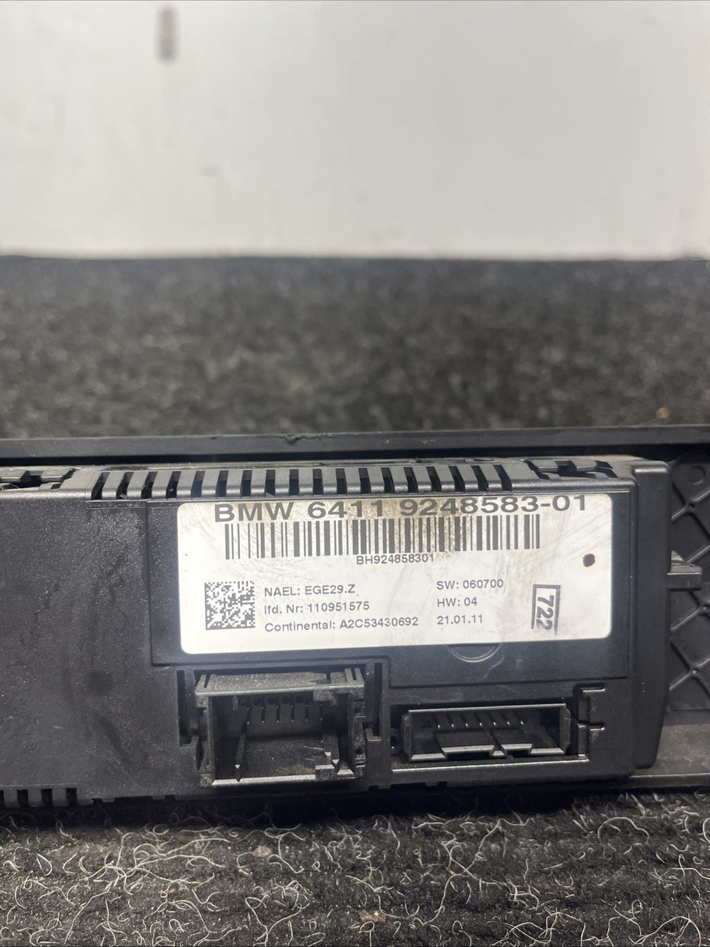 ☑️ 06-13 OEM BMW E90 E92 E93 335 AC A/C Heater Climate Control Switch Panel