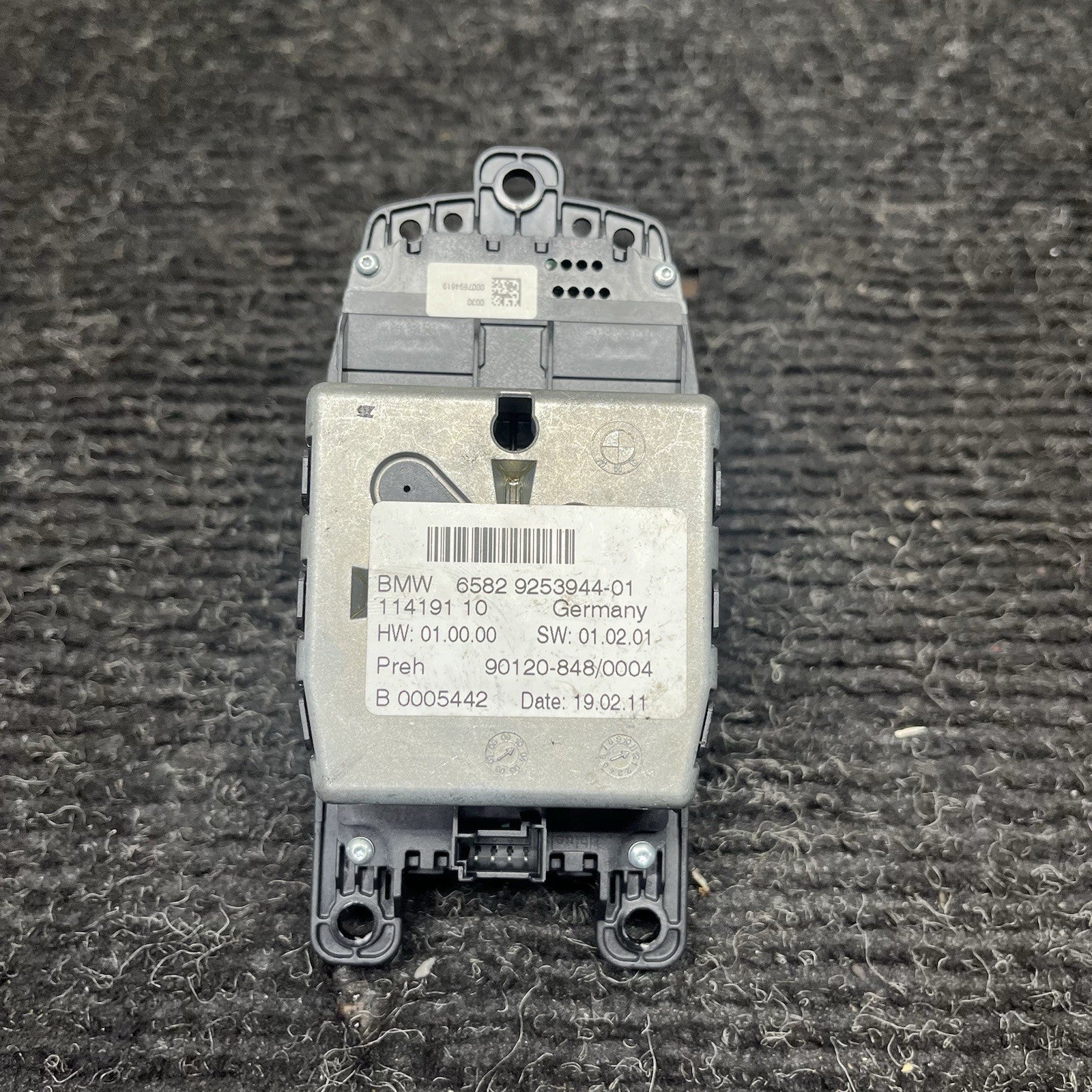 ☑️ 11-16 BMW F10 F25 X3 MEDIA NAVIGATION CONTROLLER JOYSTICK SWITCH 9253944 OEM