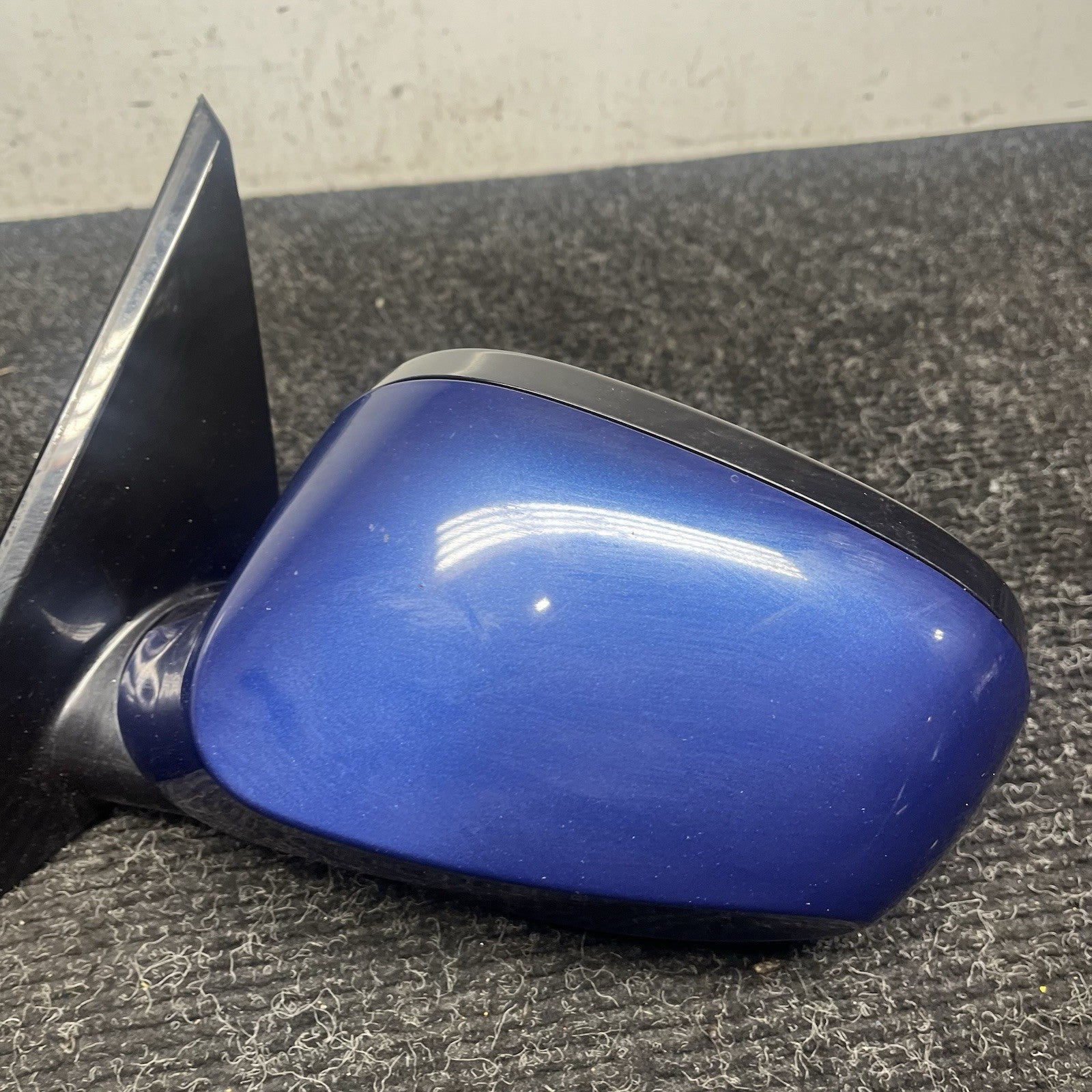 ☑️ 11-13 BMW E82 E88 OEM DRIVER LEFT SIDE DOOR POWER FOLD MIRROR BLUE