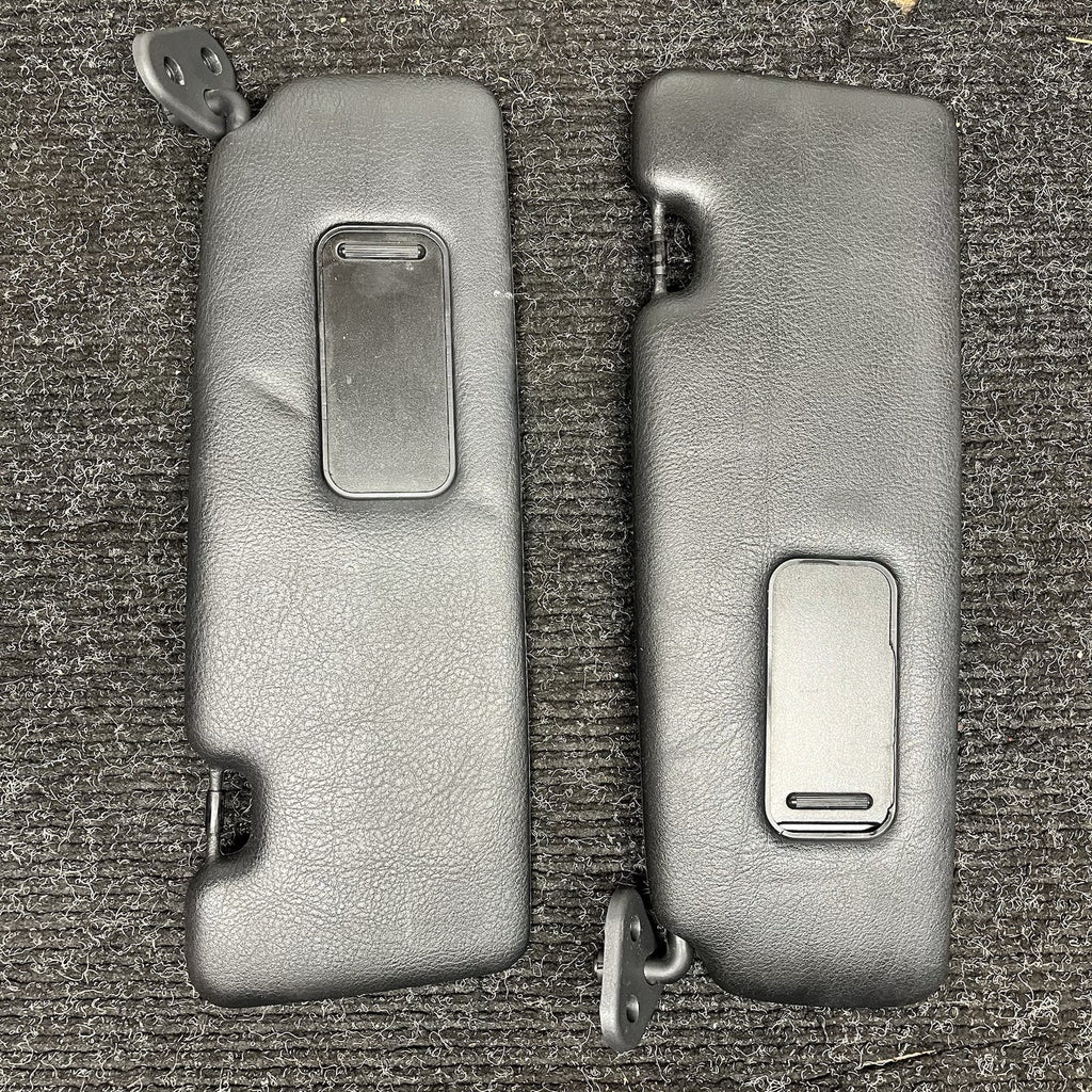 ☑️ 01-06 BMW E46 3-SERIES CONVERTIBLE SET OF 2 FRONT LEFT & RIGHT SUN VISOR OEM