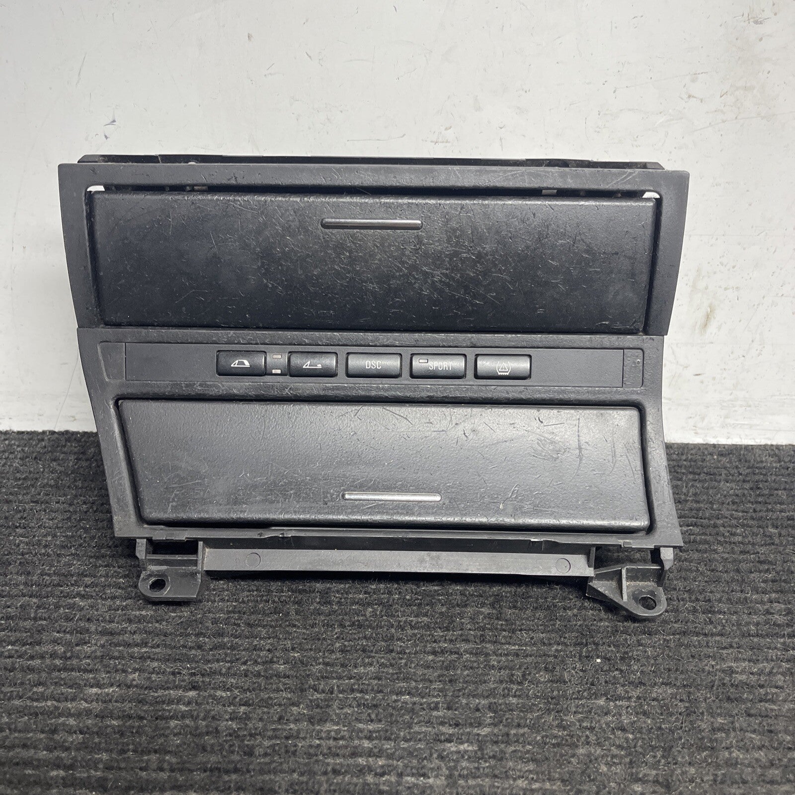 ☑️ BMW OEM E46 M3 FRONT ASH TRAY CONVERTIBLE TOP SPORT DSC BUTTON