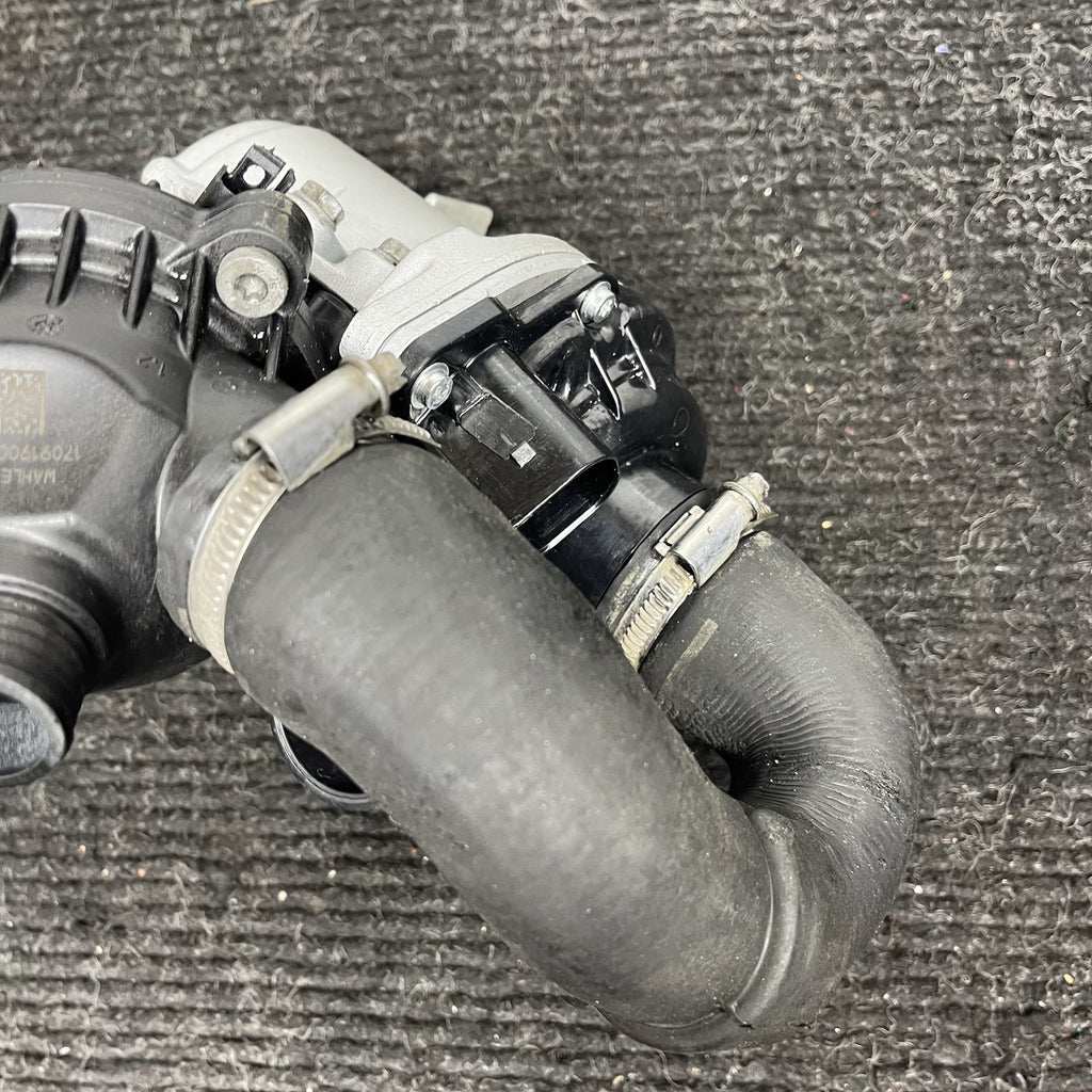 ☑️LOW MILES! BMW E82 E90 E92 F10 N54 N55 Electric Metal Water Pump W/ Thermostat