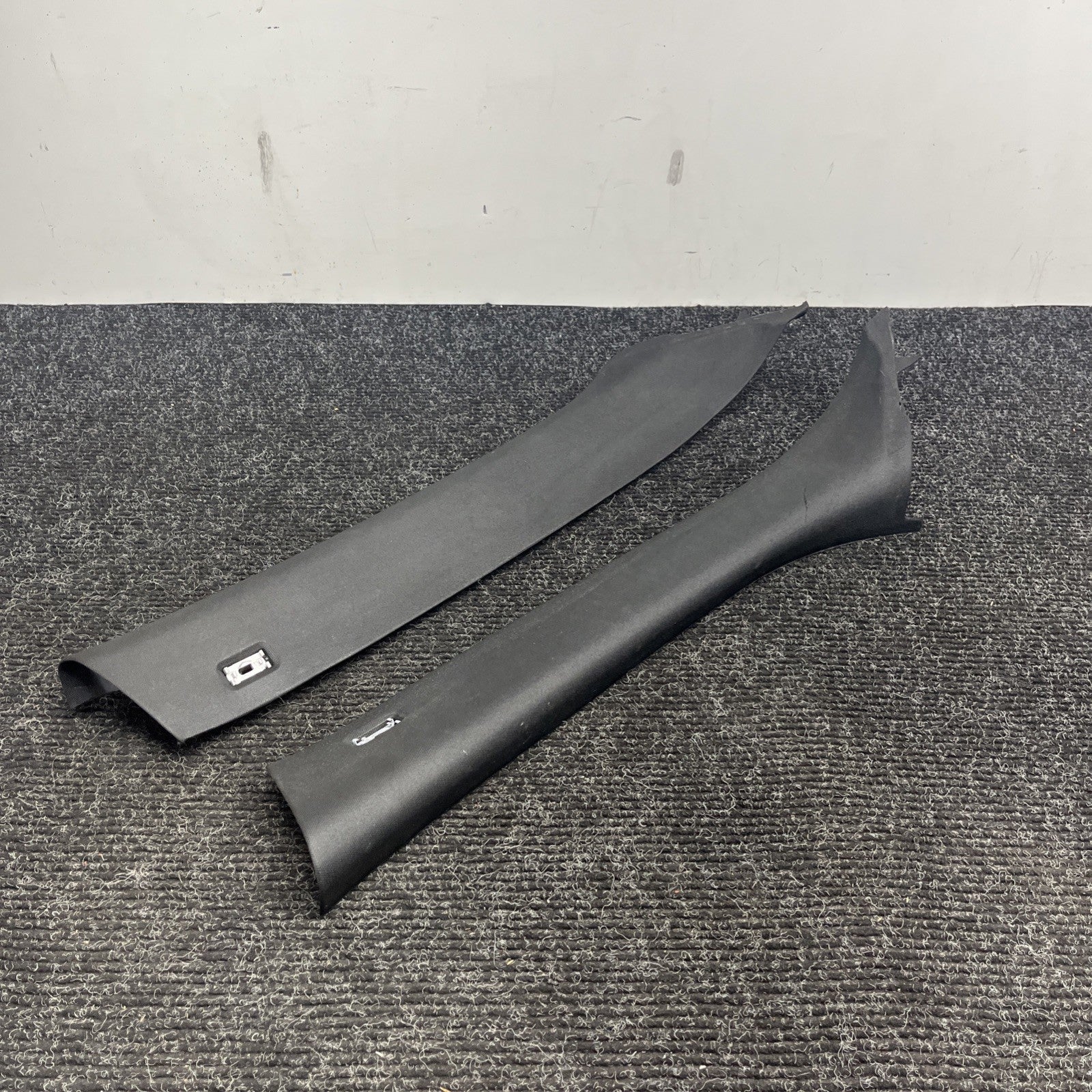 ☑️ BMW OEM X5 E70 07-13 FRONT LEFT & RIGHT SIDE SET A PILLAR TRIM COVER BLACK