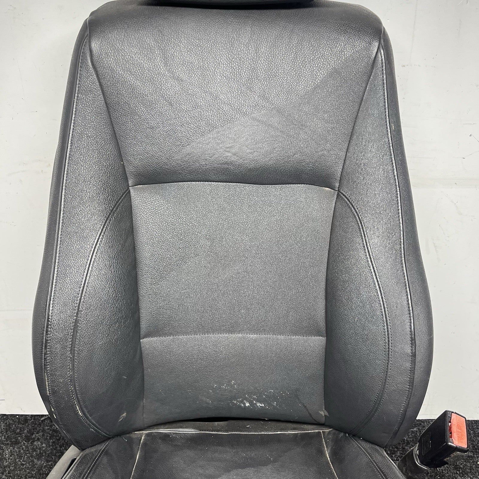 ☑️08-13 BMW E82 1Series Coupe Leather Front Right Passenger Sport Seat Black OEM