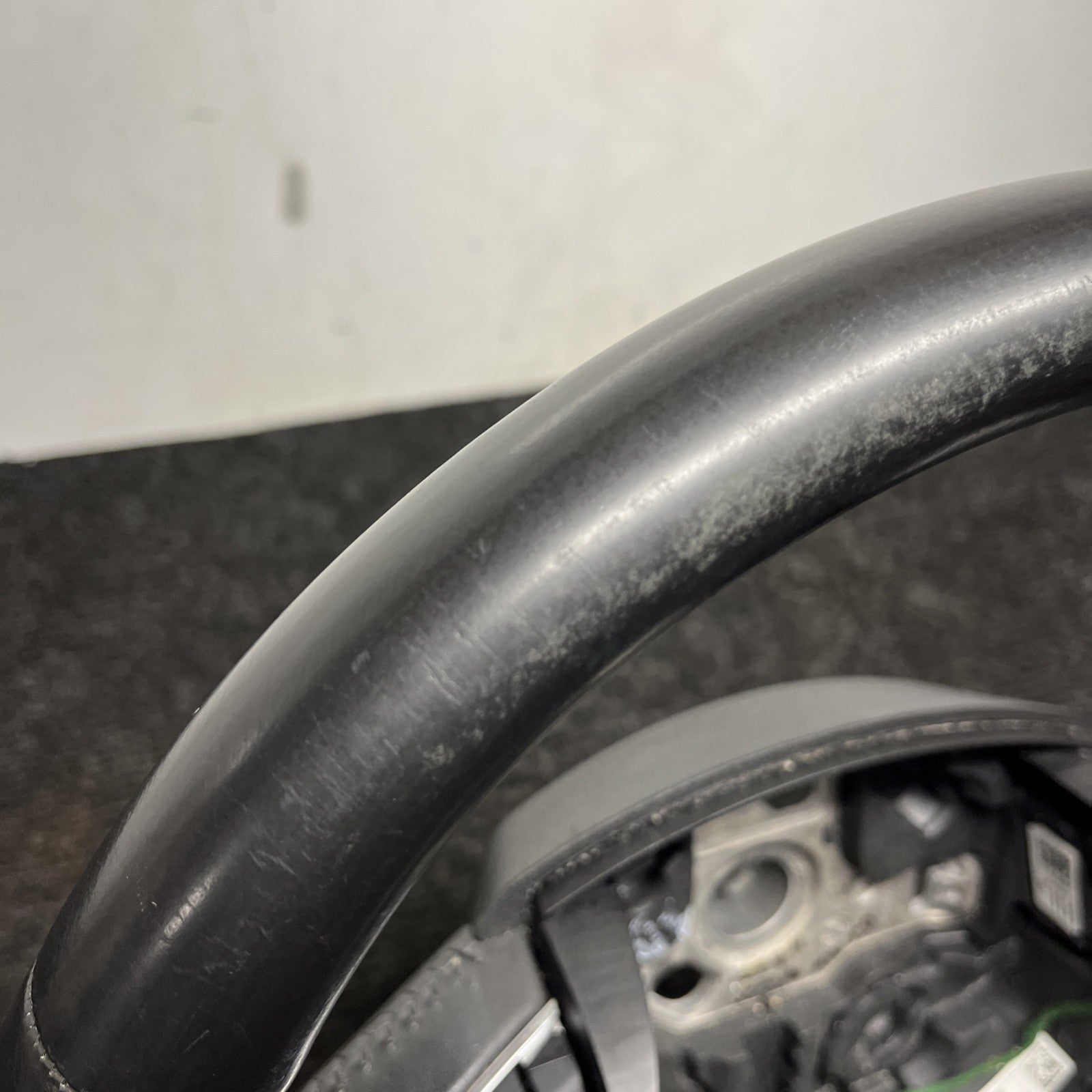 ☑️ 07-11 AUDI 4L Q7 STEERING WHEEL 4 FOUR SPOKE LEATHER OEM