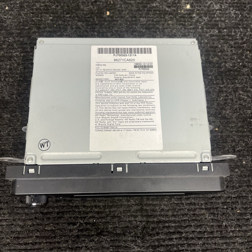 ☑️ 2013 Subaru BRZ AM FM CD Navigation Radio Receiver OEM 86271CA620