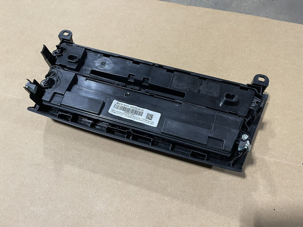 12-20 OEM BMW F30 F33 F36 F22 AC Heater Radio Media Control Panel Ambient Light