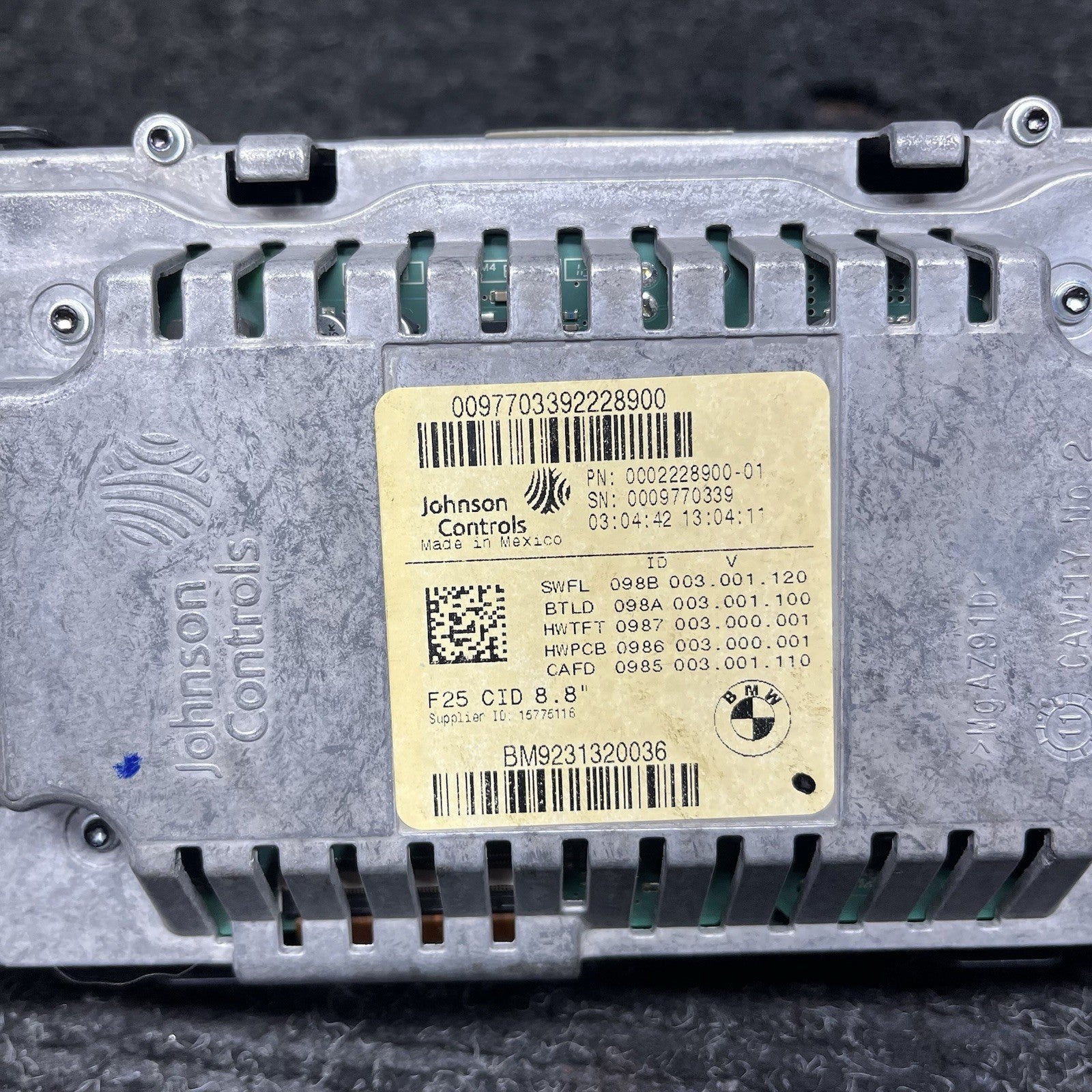 ☑️ 2011-14 BMW F25 X3 CID 8.8" Navigation Information Display Screen Monitor OEM