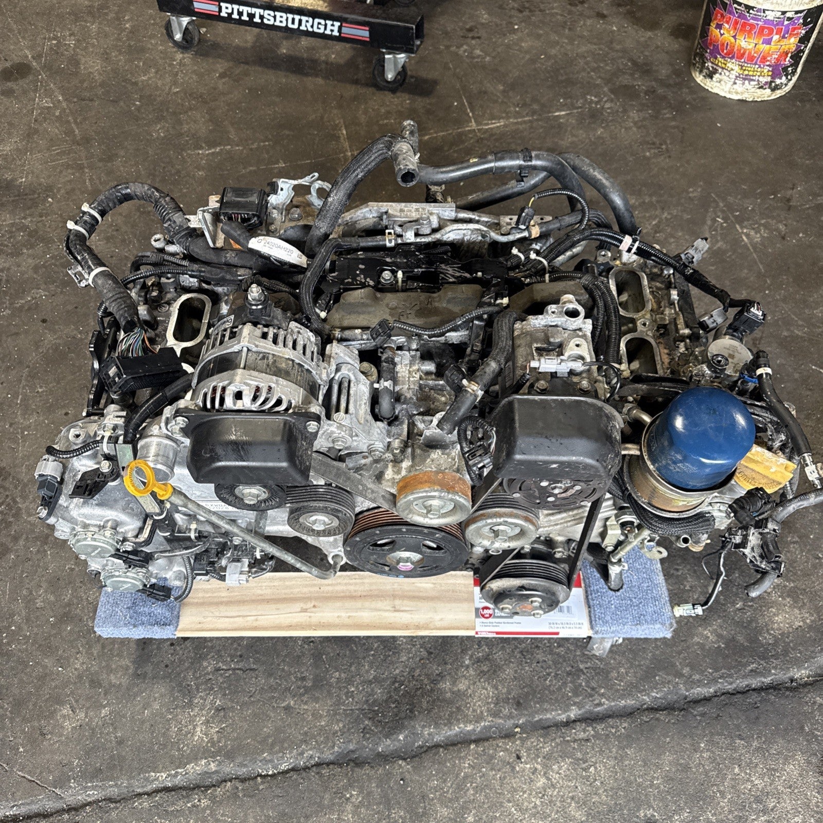 ☑️ 22-26 TOYOTA GR86 2.4L FA24 ENGINE MOTOR LONG BLOCK OEM ACCIDENT DAMAGE AS IS