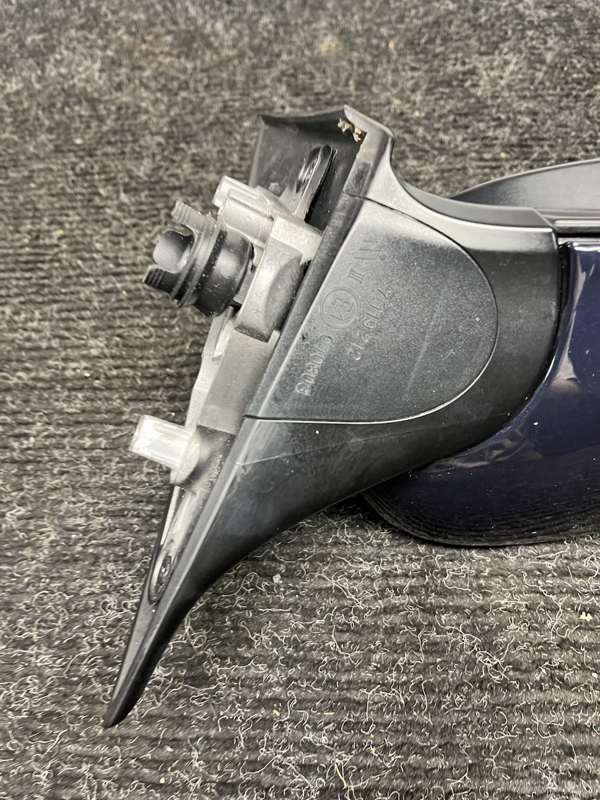 ☑️ 07-09 BMW E92 E93 328i 335i 3-Pin PASSENGER RIGHT RH MIRROR DARK BLUE OEM