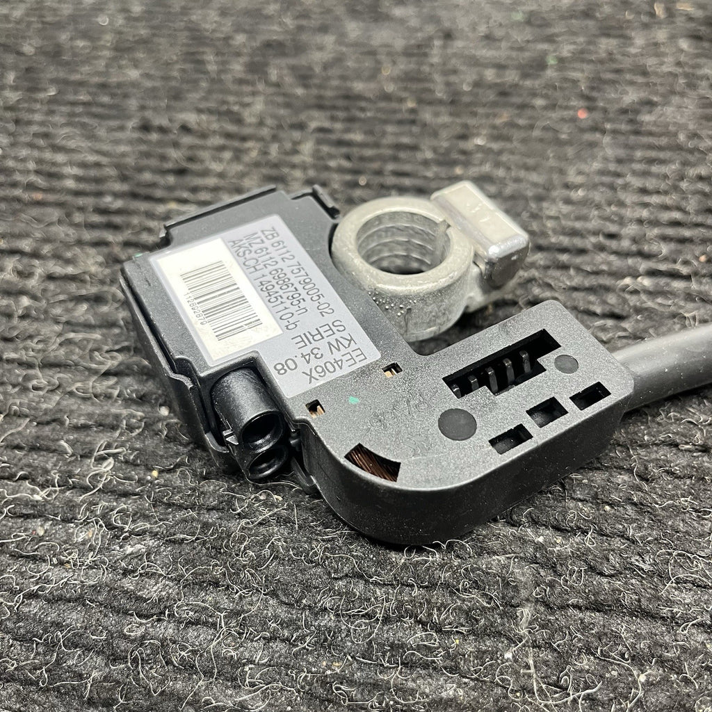 ☑️ 07-10 OEM BMW E93 328 335 M3 Battery Negative Cable Terminal IBS Ground
