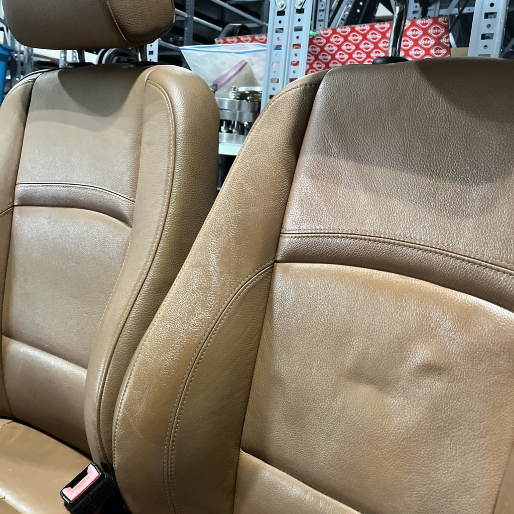 ☑️ 07-13 OEM BMW E92 Front Left Right SPORT Seats Black Dakota Leather HEATED