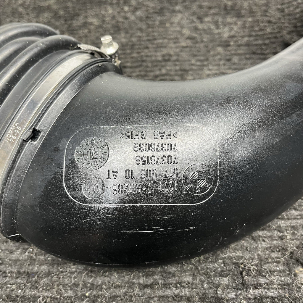 ☑️ 11-13 BMW E90 E92 E93 335i N55 AIR INTAKE INLET TUBE PIPE TURBO 7599286 OEM