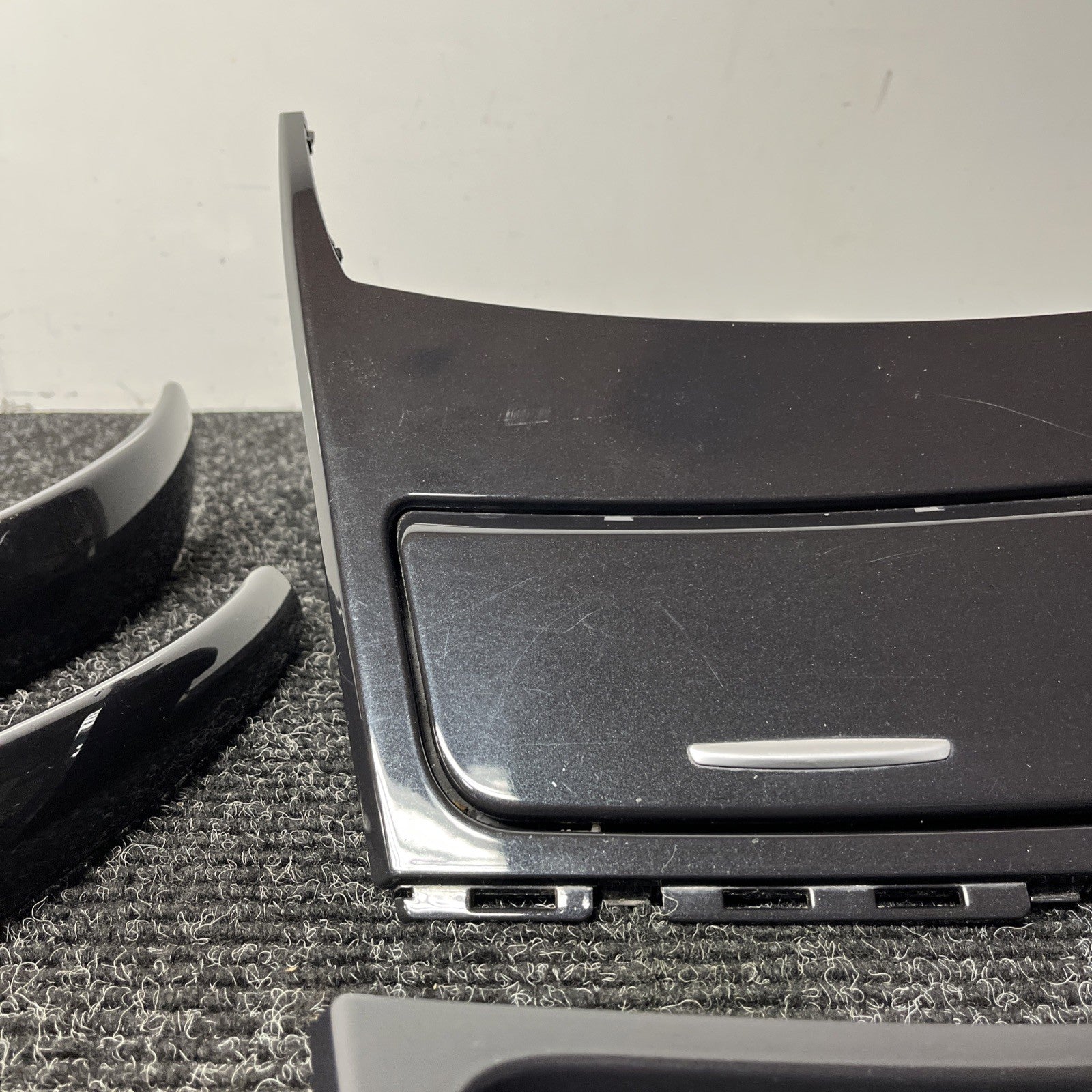 ☑️ 08-13 OEM BMW E82 E88 135 128 Gloss Black Dash Door Interior Trim SET