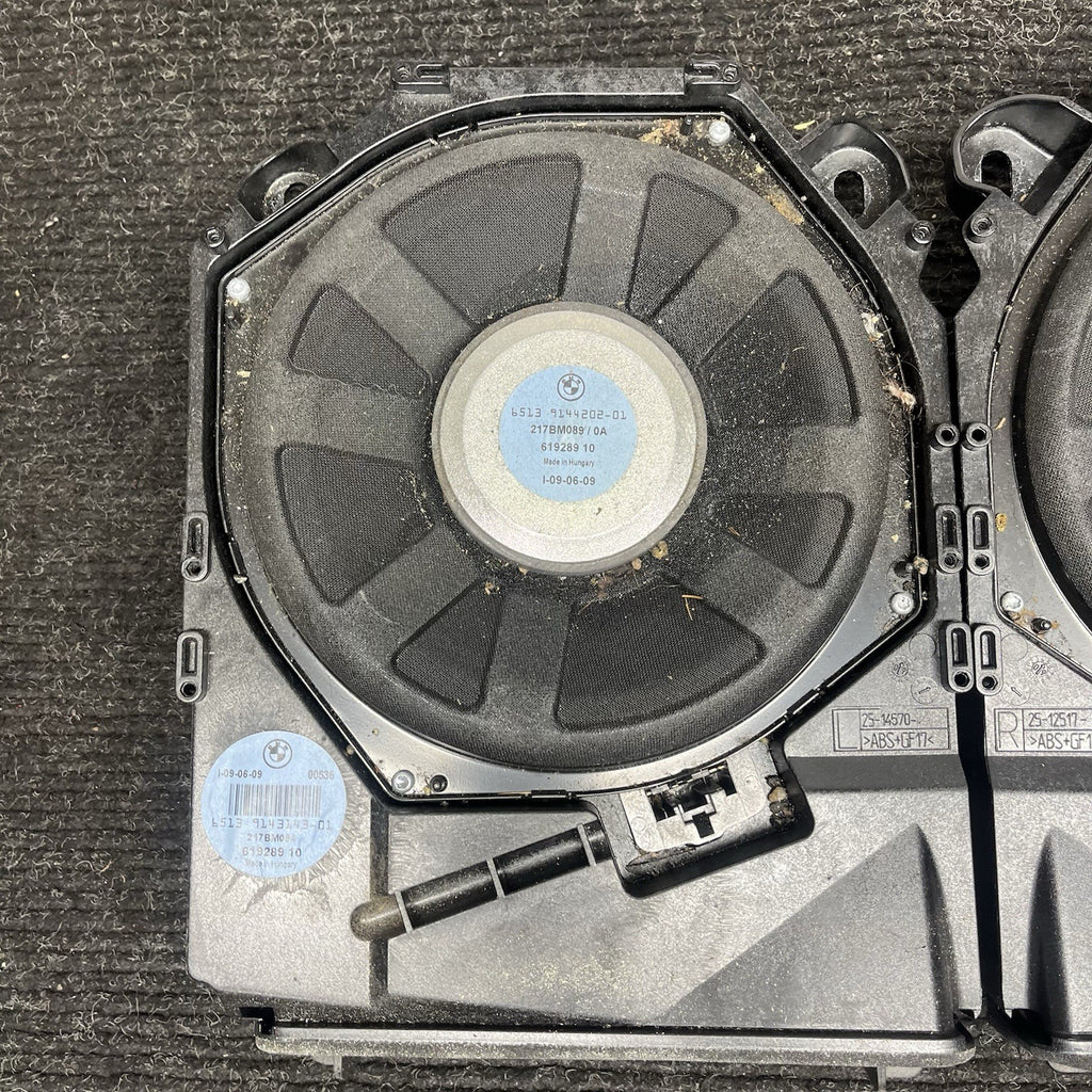 ☑️ 06-13 OEM BMW E82 E90 E92 E93 HiFi Bass Audio Speaker Sub Subwoofers Pair