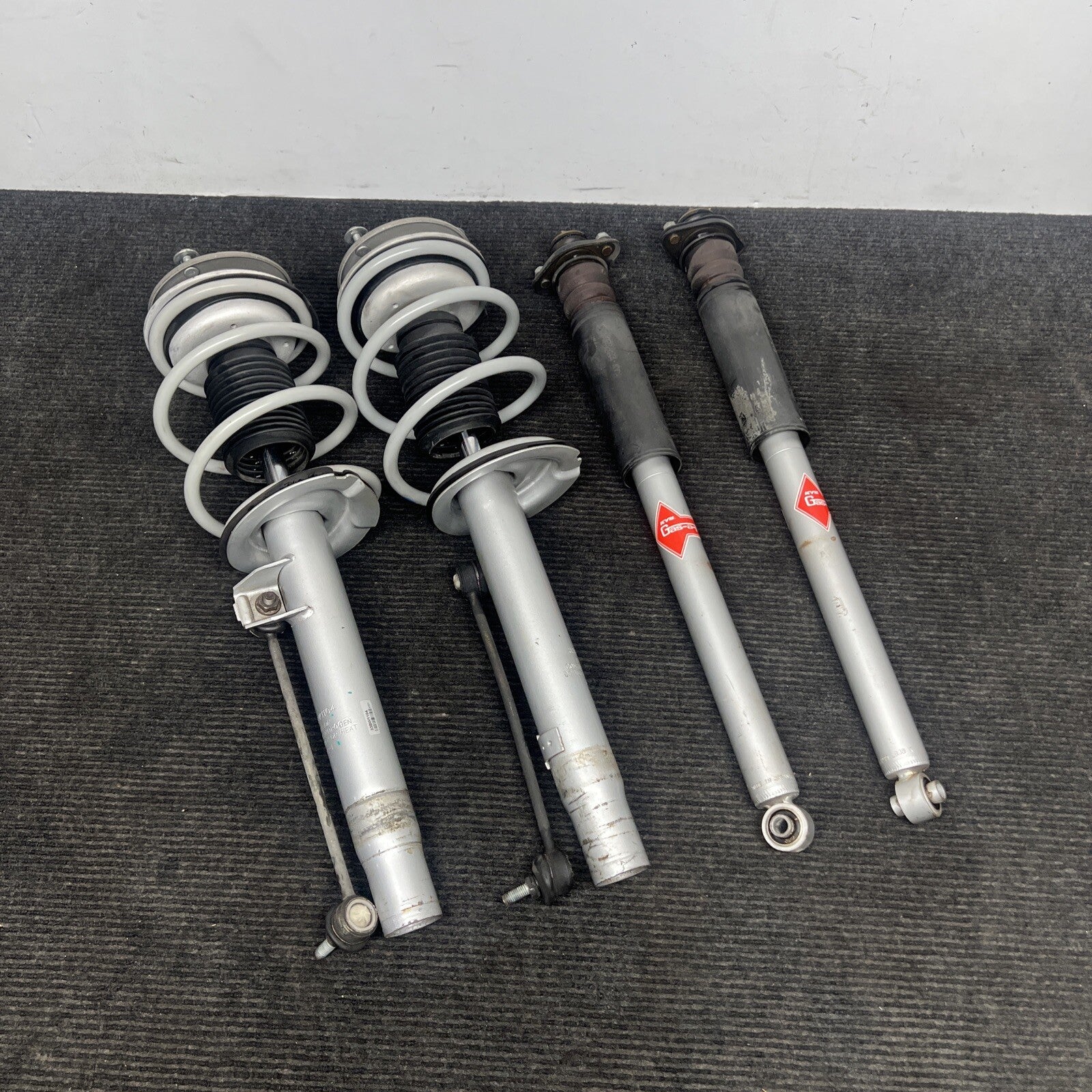 ☑️ BMW 323 328 330  2000-2006 Pair Front Monroe Quick Struts W/KYB Rear Shocks