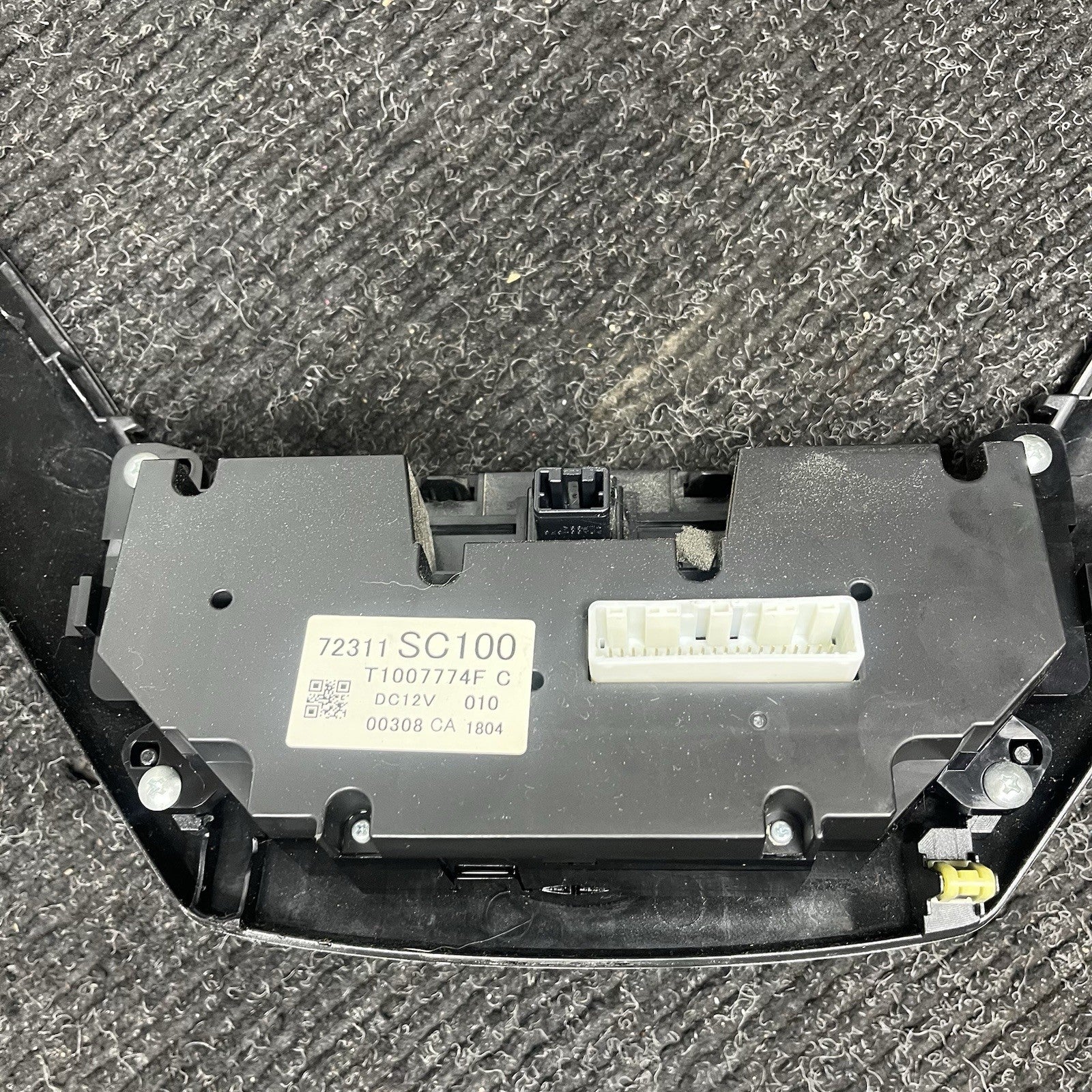 ☑️ 2008-2014 Subaru WRX Impreza Sedan Center Dash Climate Control Trim Bezel